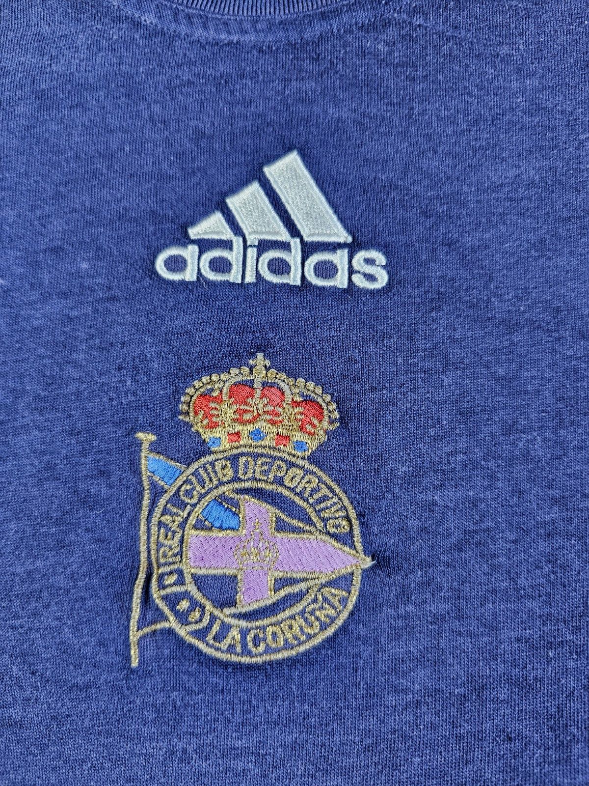 Adidas Vintage 90s Adidas Deportivo La Coruna Training Shirt S Size US S / EU 44-46 / 1 - 4 Thumbnail