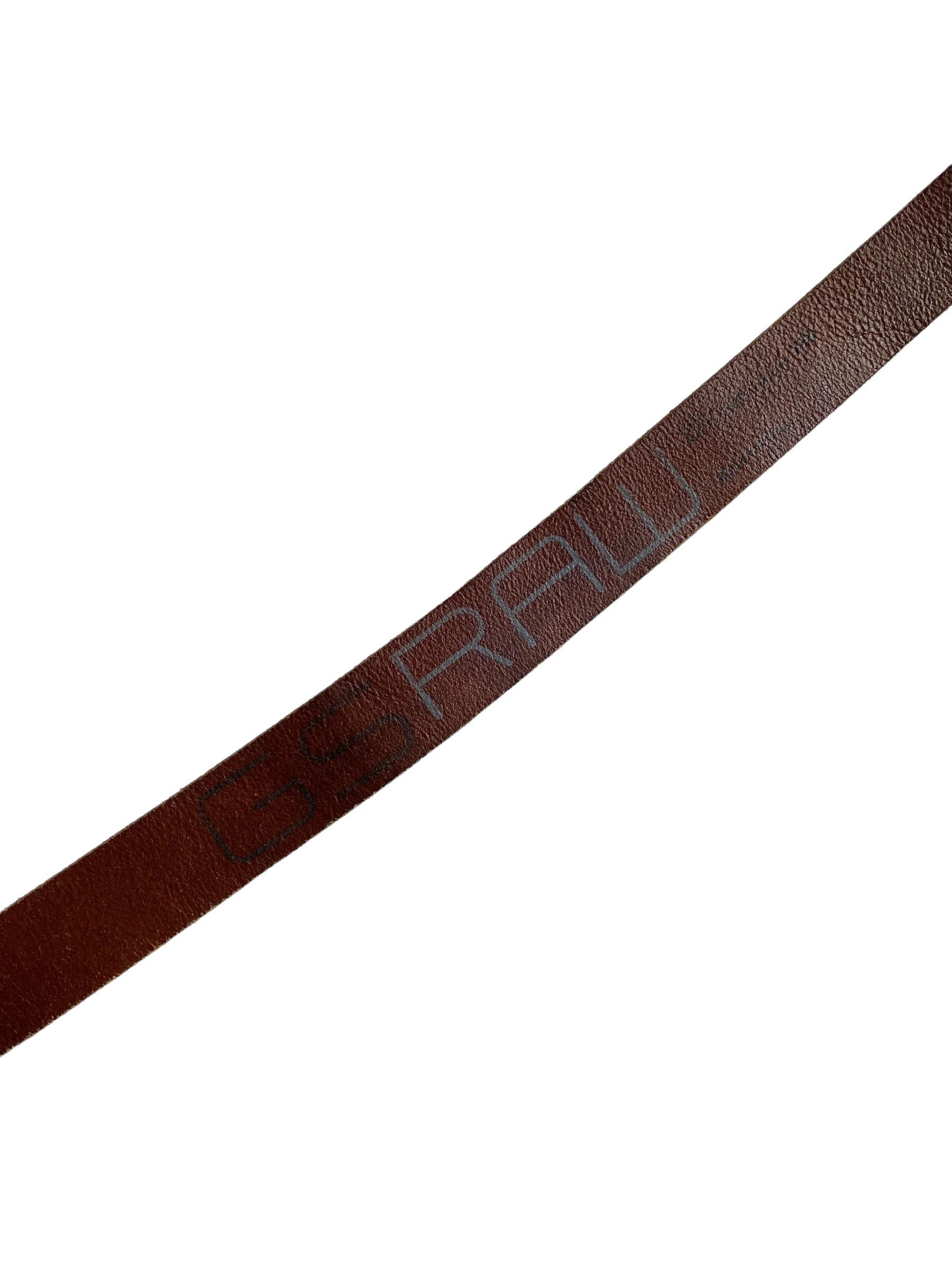 G-Star G-Star Raw Thick Leather Brown Belt (S) Size 30 - 5 Thumbnail