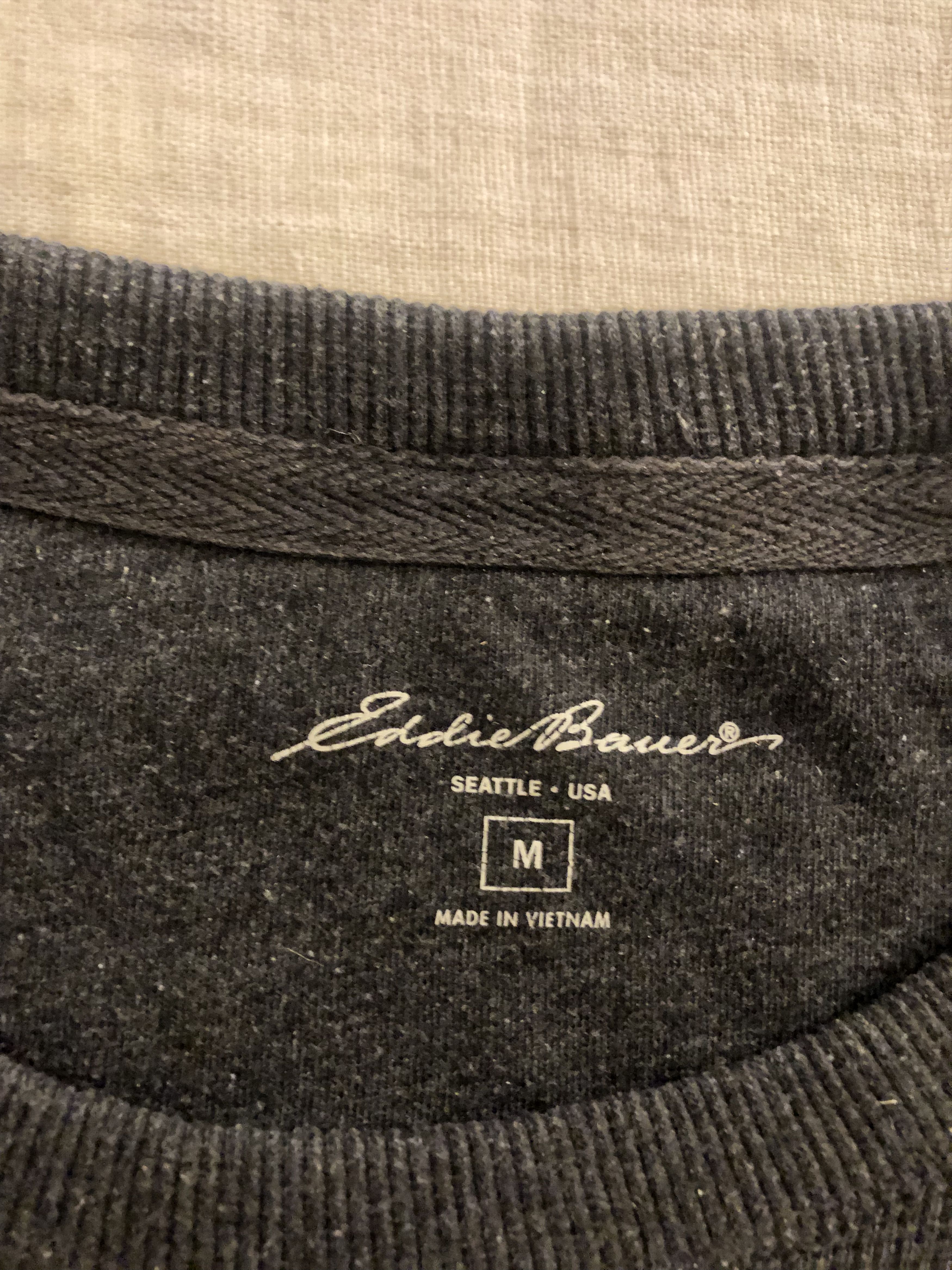 Eddie Bauer Eddie Bauer Charcoal Thermal Crewneck Size US M / EU 48-50 / 2 - 3 Thumbnail