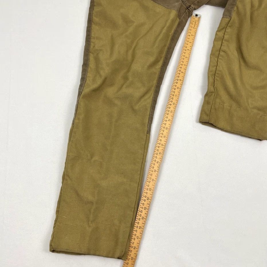 Wrangler VTG Wrangler Pants Mens 32x30 Brown Canvas 5-Pocket Seam Reinforced Knee Outdoor 90s Regular Mens Size US 32 / EU 48 - 5 Thumbnail