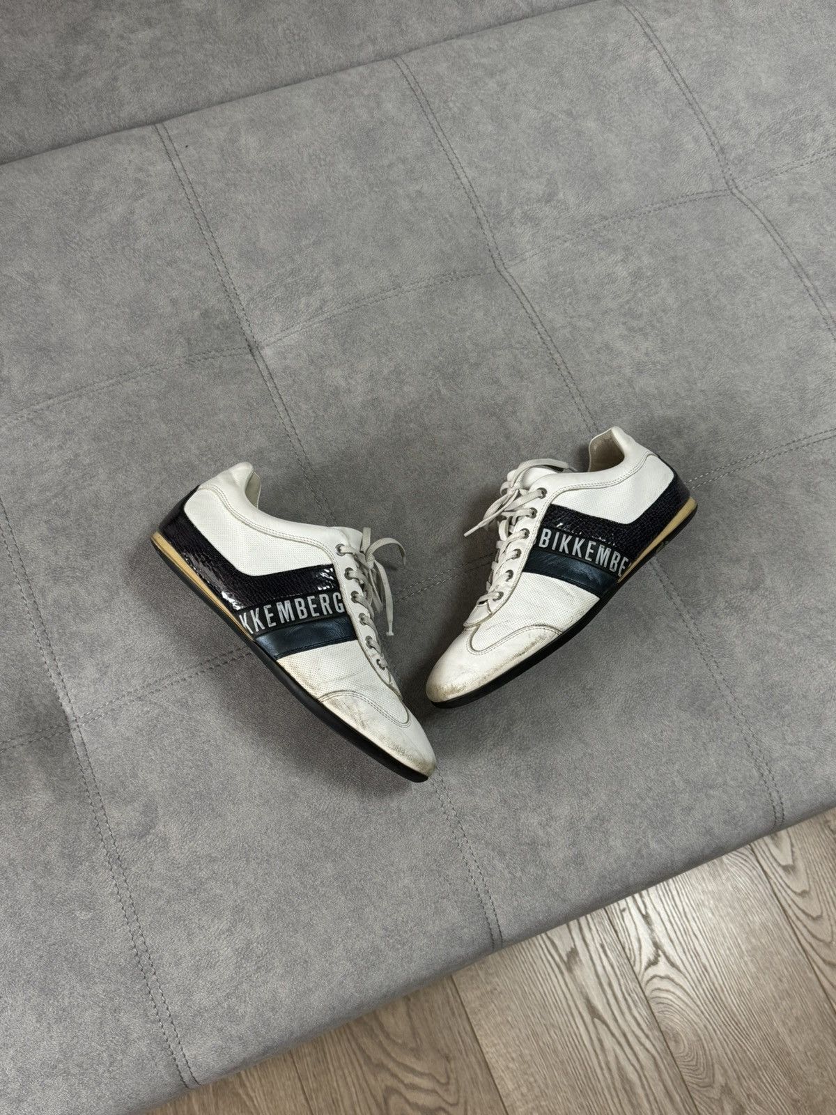 Adidas × Vintage VINTAGE TUSCANY Y2K F1 Moto LEATHER SHOES