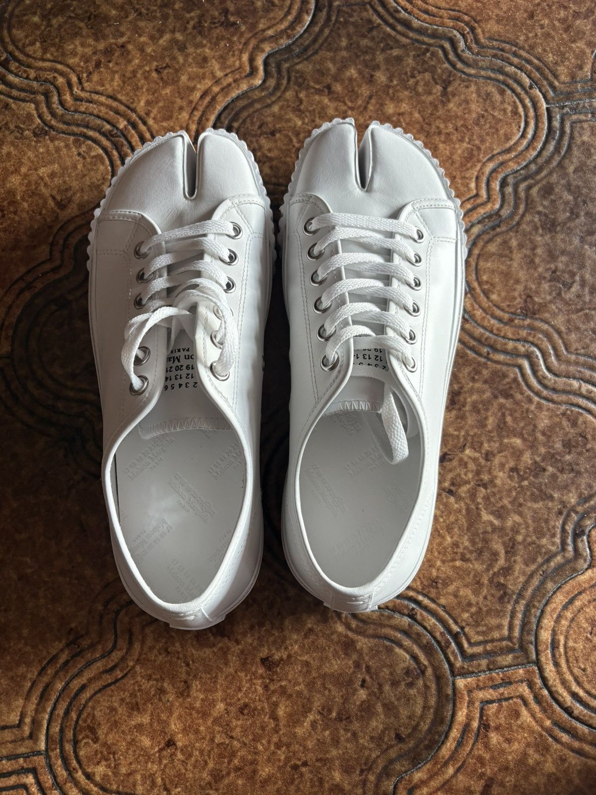 Maison Margiela Maison margiela leather tabi sneakers Size US 8.5 / EU 41-42 - 7 Thumbnail