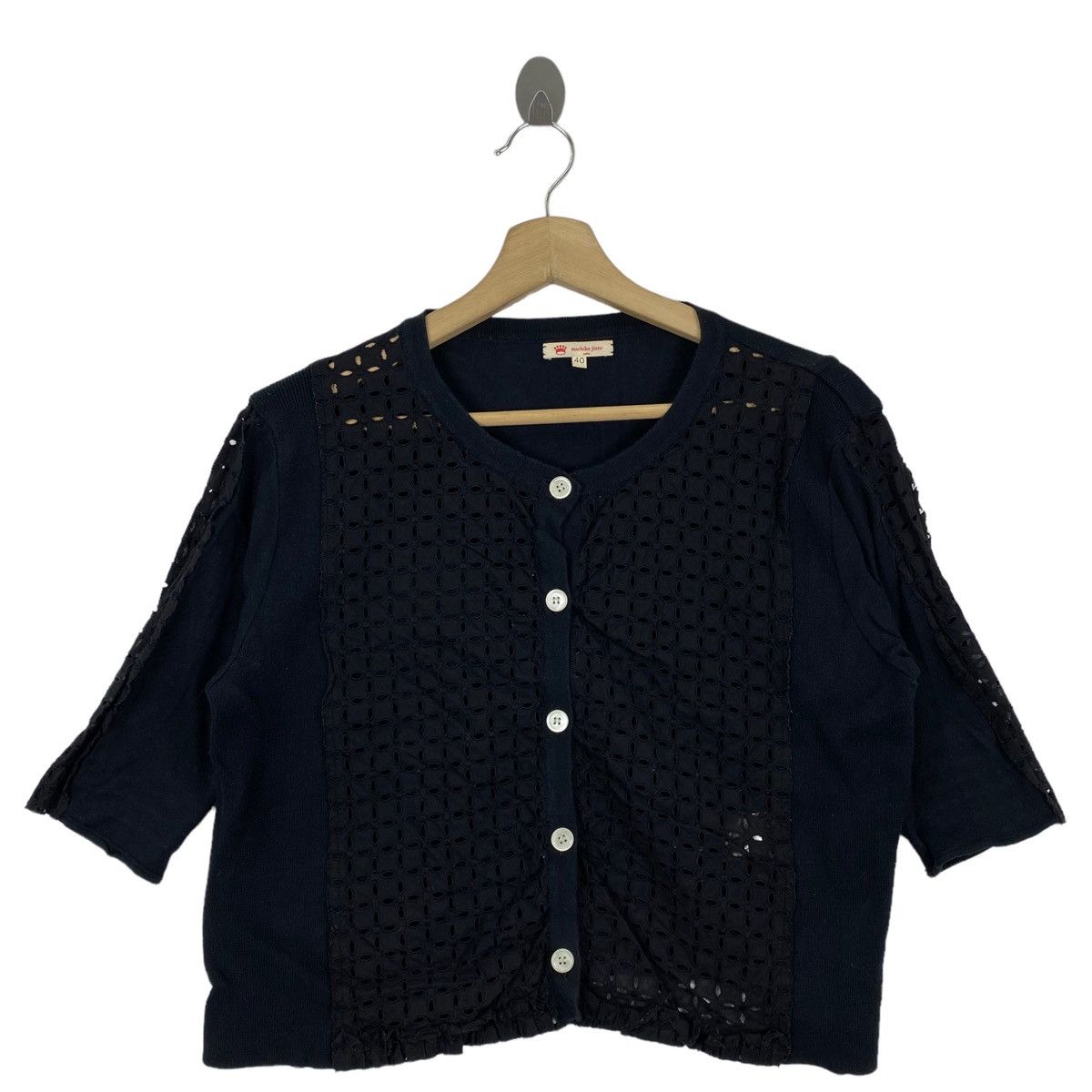 Japanese Brand MACHIKO JINTO LONDON Japanese Designer Button Up Knitwear Size M / US 6-8 / IT 42-44 - 1 Thumbnail