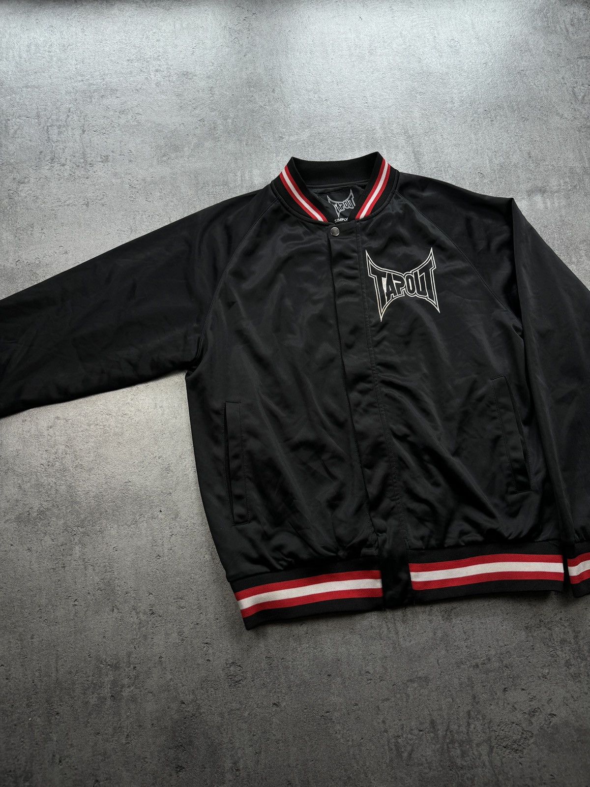 Tapout × Vintage Tapout Boxing Bomber Black light jacket logo vintage rap y2k Size US M / EU 48-50 / 2 - 5 Thumbnail