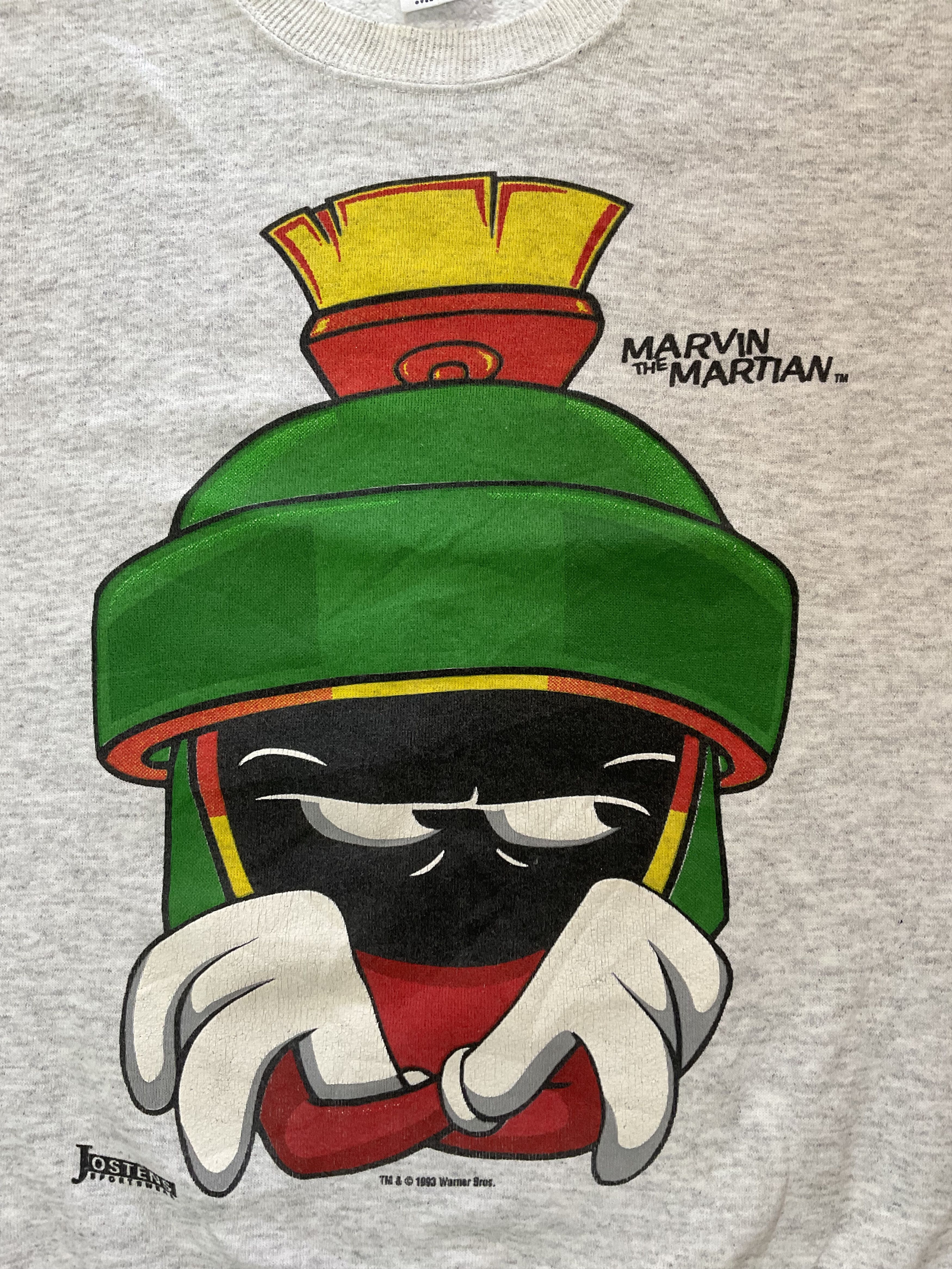 Cartoon Network Vintage 1993 Marvin the Martian Sweatshirt Looney Tunes Sz M Size US M / EU 48-50 / 2 - 2 Thumbnail