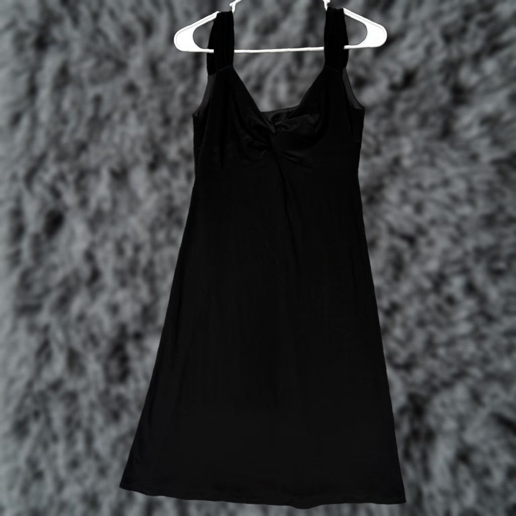 Vintage Tiana B Dress XS LBD Cocktail Retro 90s Office Siren Old Money Quiet Luxury Goth Shirt? Size XS / US 0-2 / IT 36-38 - 1 Thumbnail