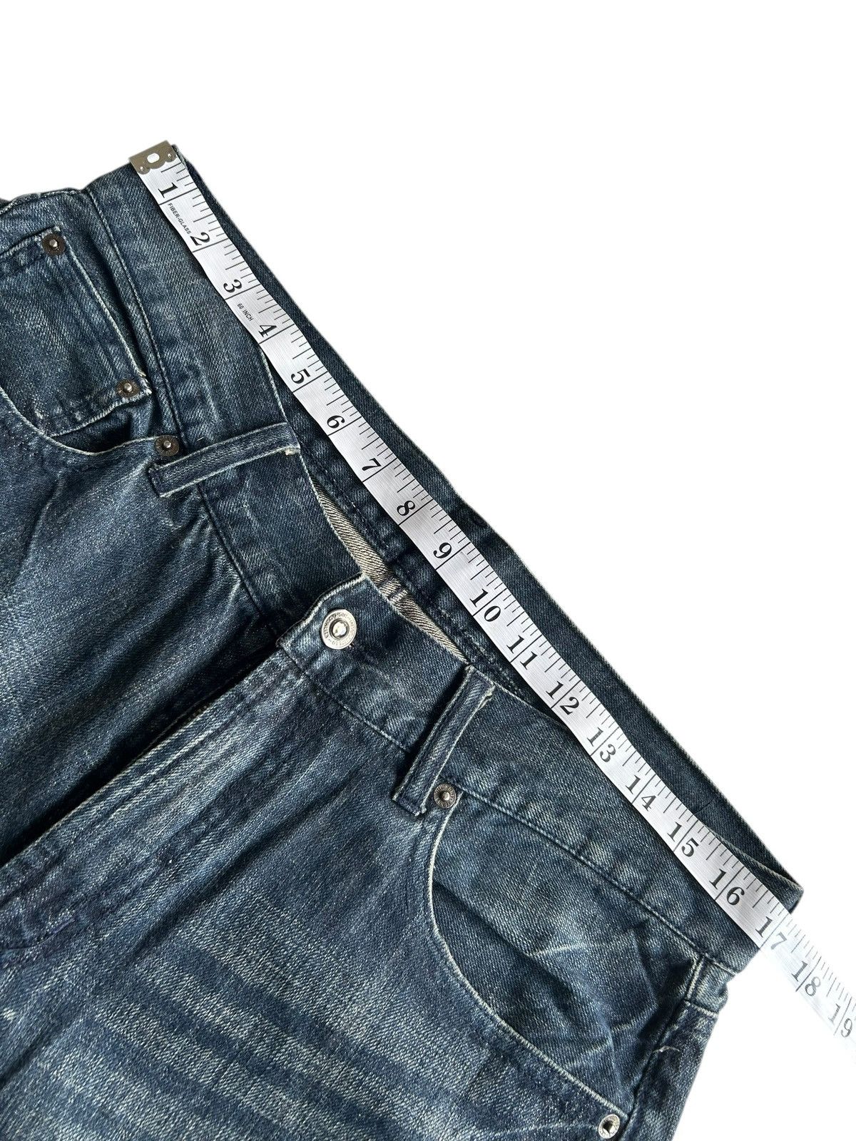 Kapital Vintage Skull Japanese Punk Style Distressed Denim jeans Size US 34 / EU 50 - 10 Thumbnail