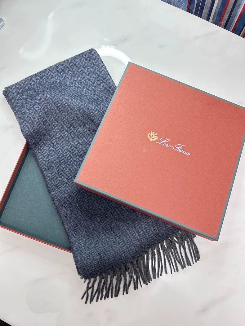LORO PIANA size200*45cm Cashmere scarf shawl