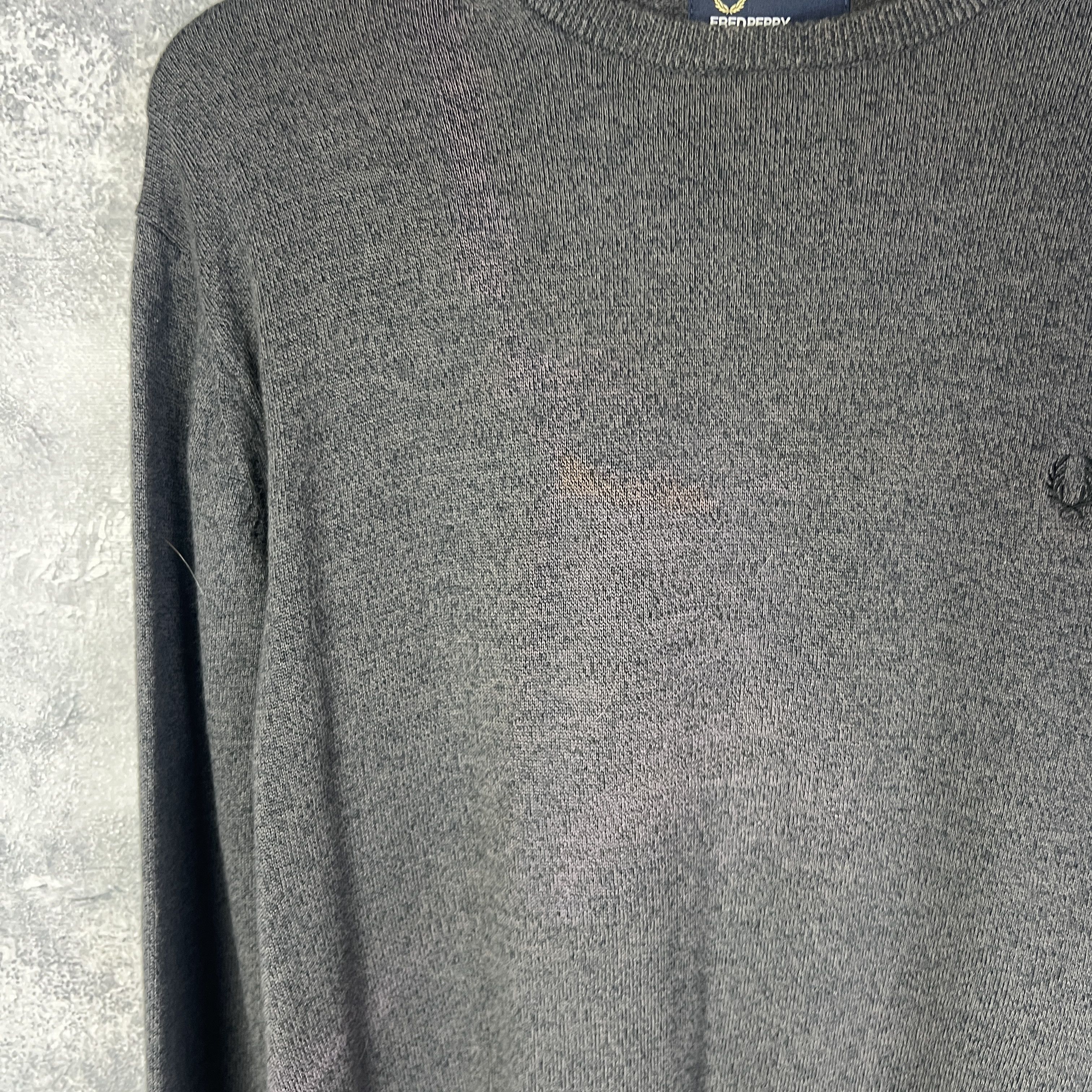 Fred Perry Fred Perry Sweater Men's Size XL Gray Long Sleeve Size US XL / EU 56 / 4 - 4 Thumbnail