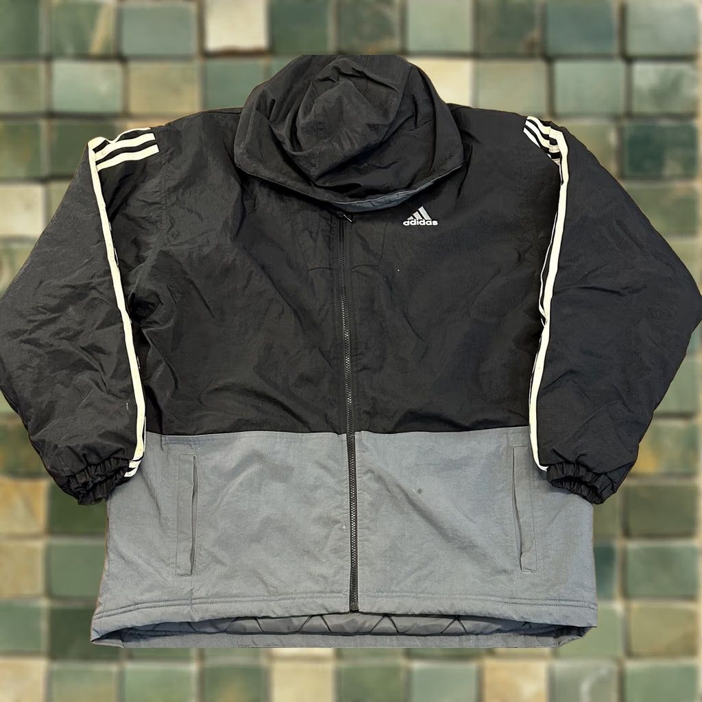 Adidas VINTAGE Adidas Coat Full Zip Ski Men L Black Puffer 90s Skiing Size US L / EU 52-54 / 3 - 1 Thumbnail