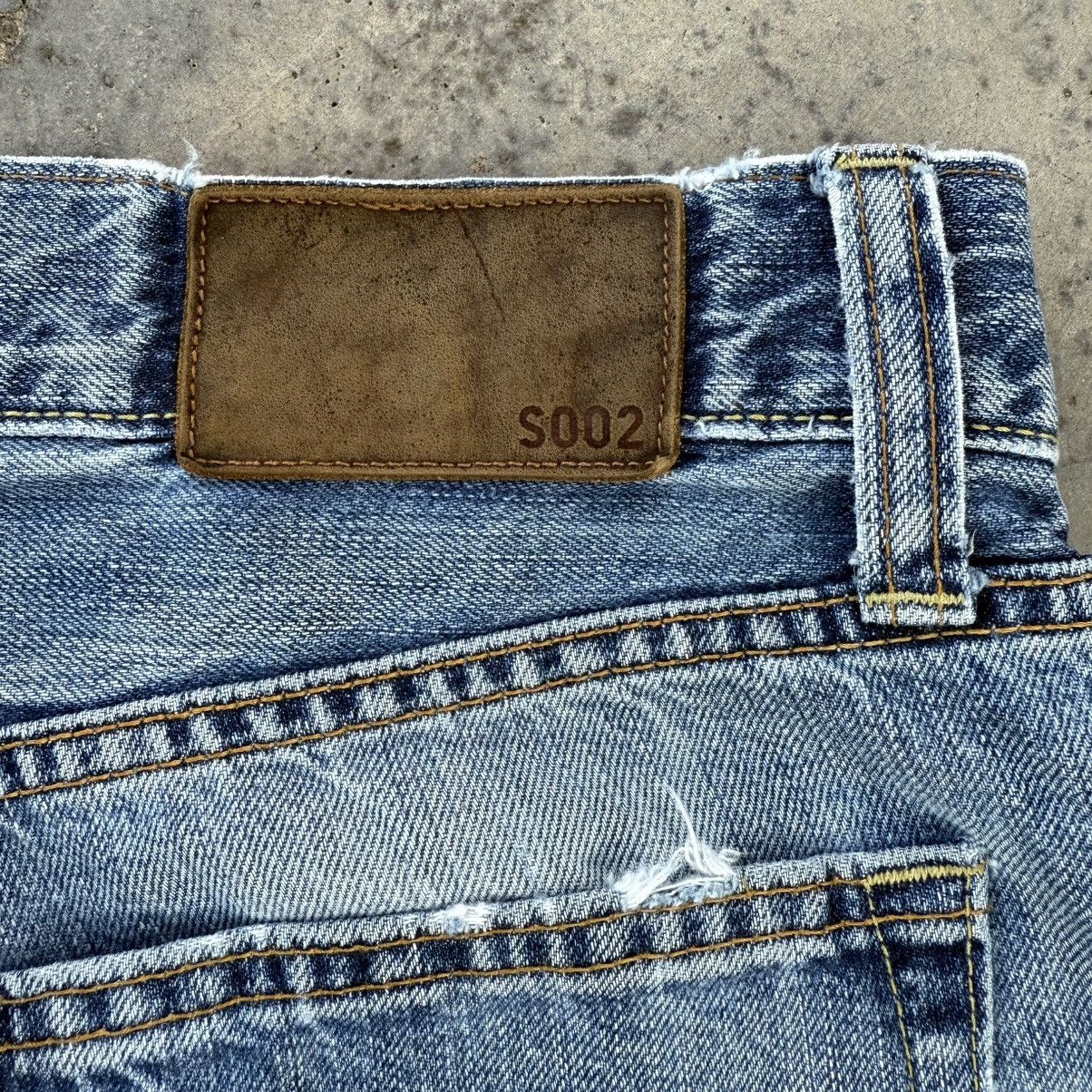 Japanese Brand W30 VINTAGE JAPANESE MUD WASH FADED RIPPED JEAN DENIM PANTS Size US 30 / EU 46 - 10 Thumbnail