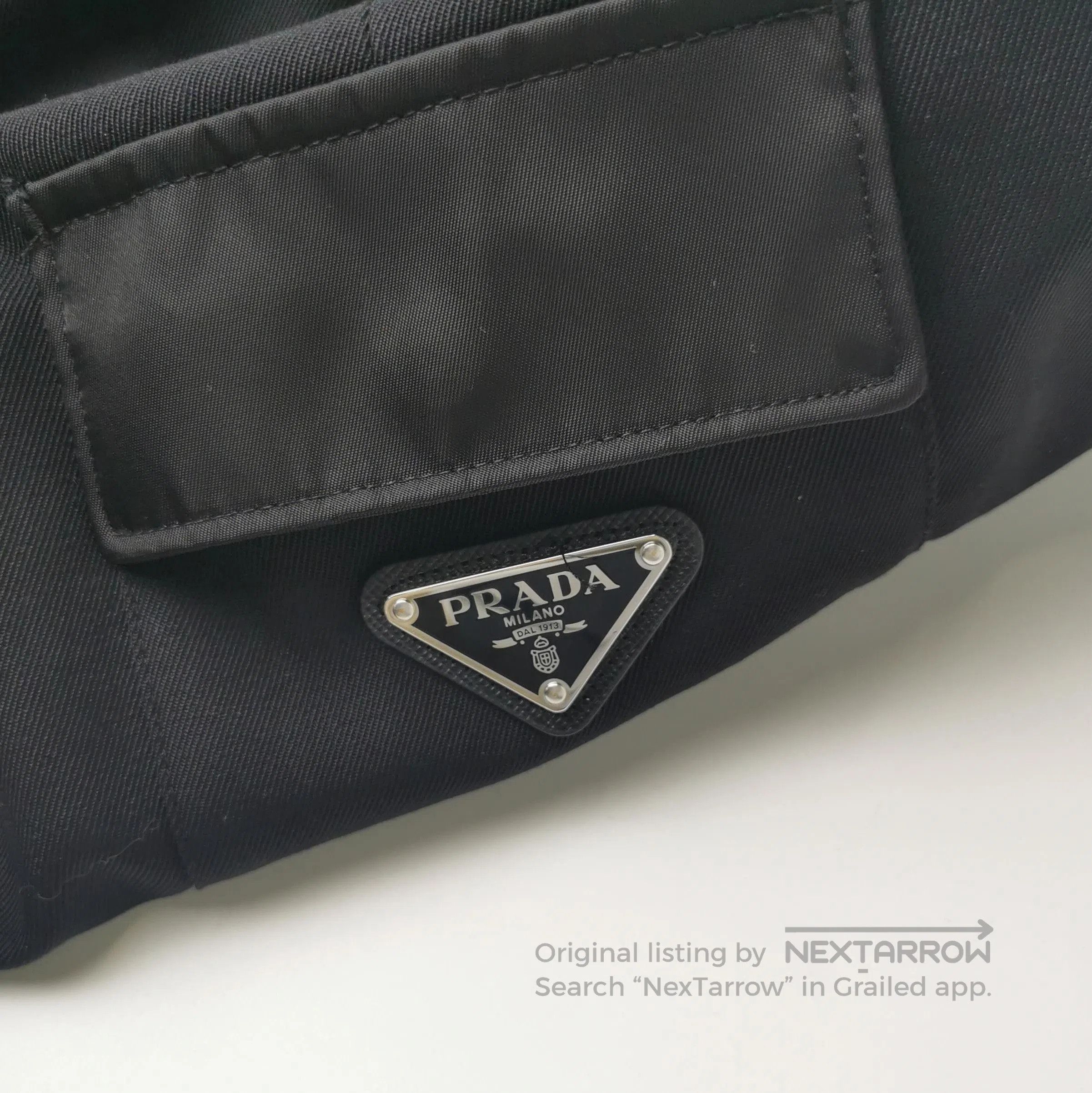 Prada Prada Black Wool Logo Shorts in Large Size . Size 28" / US 6 / IT 42 - 2 Thumbnail