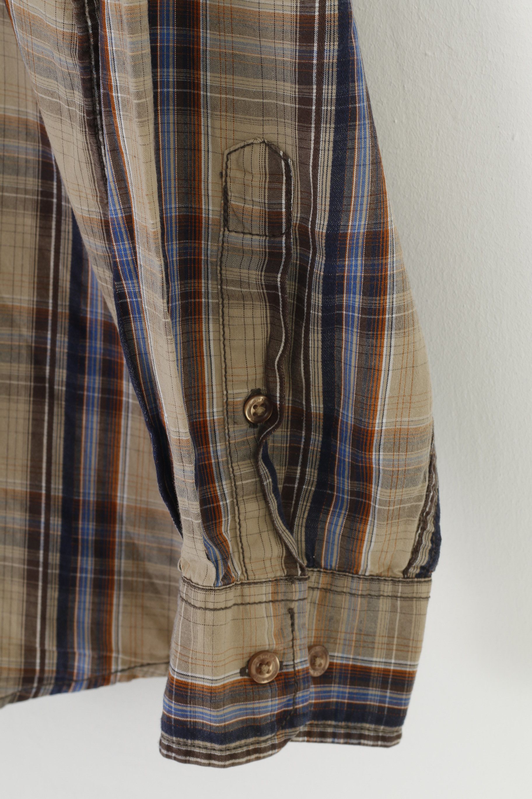 camel active Camel Active Men L Casual Shirt Checkered Long Sleeve 4134 Size US L / EU 52-54 / 3 - 3 Thumbnail