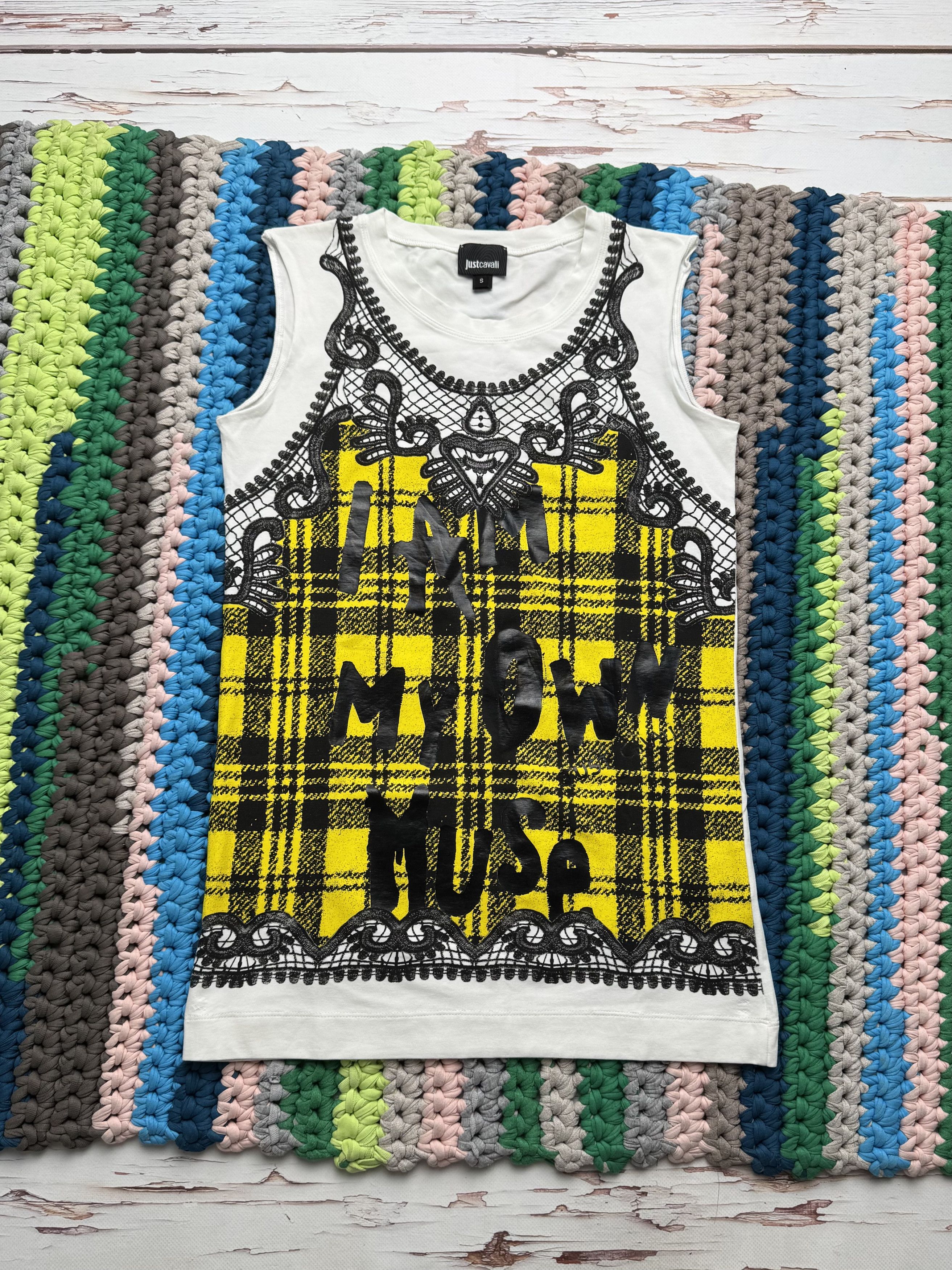 Just Cavalli Just Cavalli Tank Top (V200)(D10) Size S / US 4 / IT 40 - 1 Thumbnail