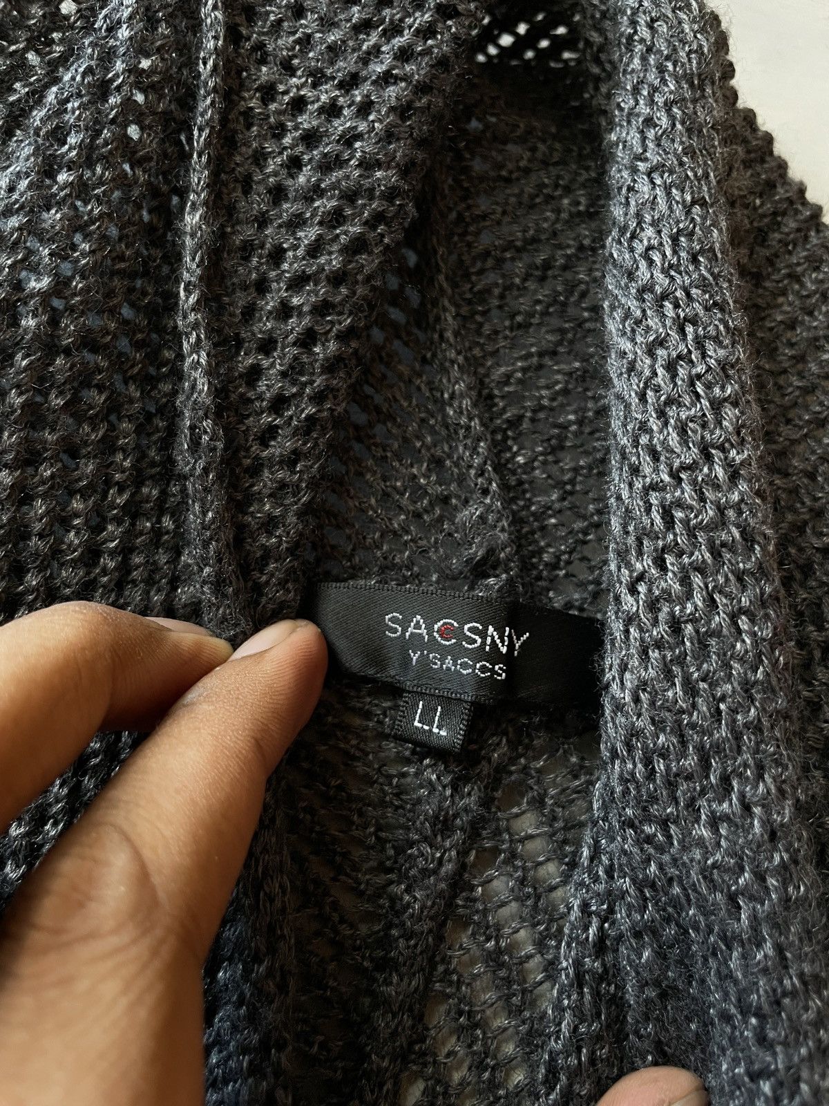 Yohji Yamamoto Yohji Yamamoto long mesh Size US L / EU 52-54 / 3 - 7 Thumbnail