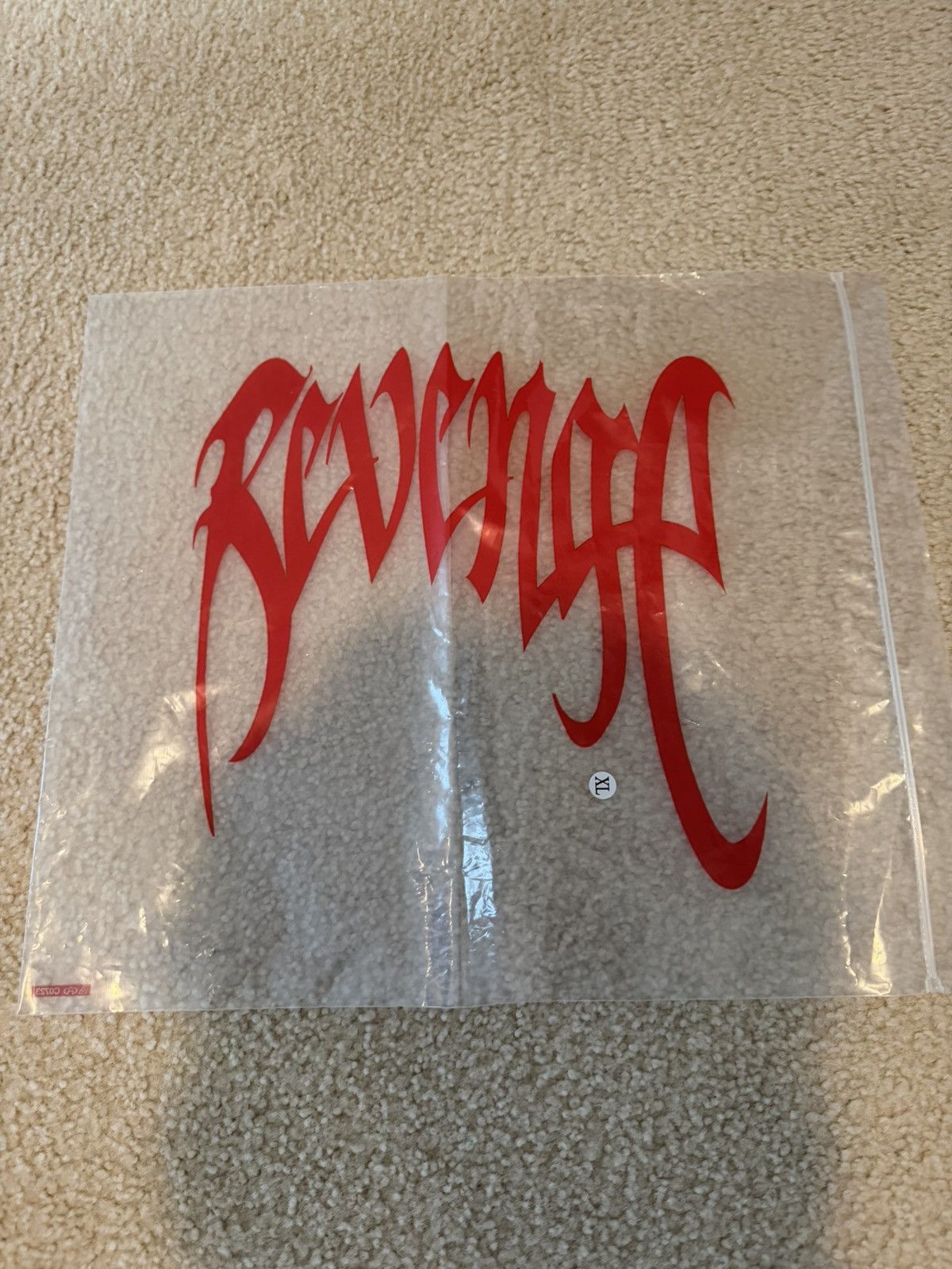 Revenge Revenge red smoke tee Size US XL / EU 56 / 4 - 6 Thumbnail