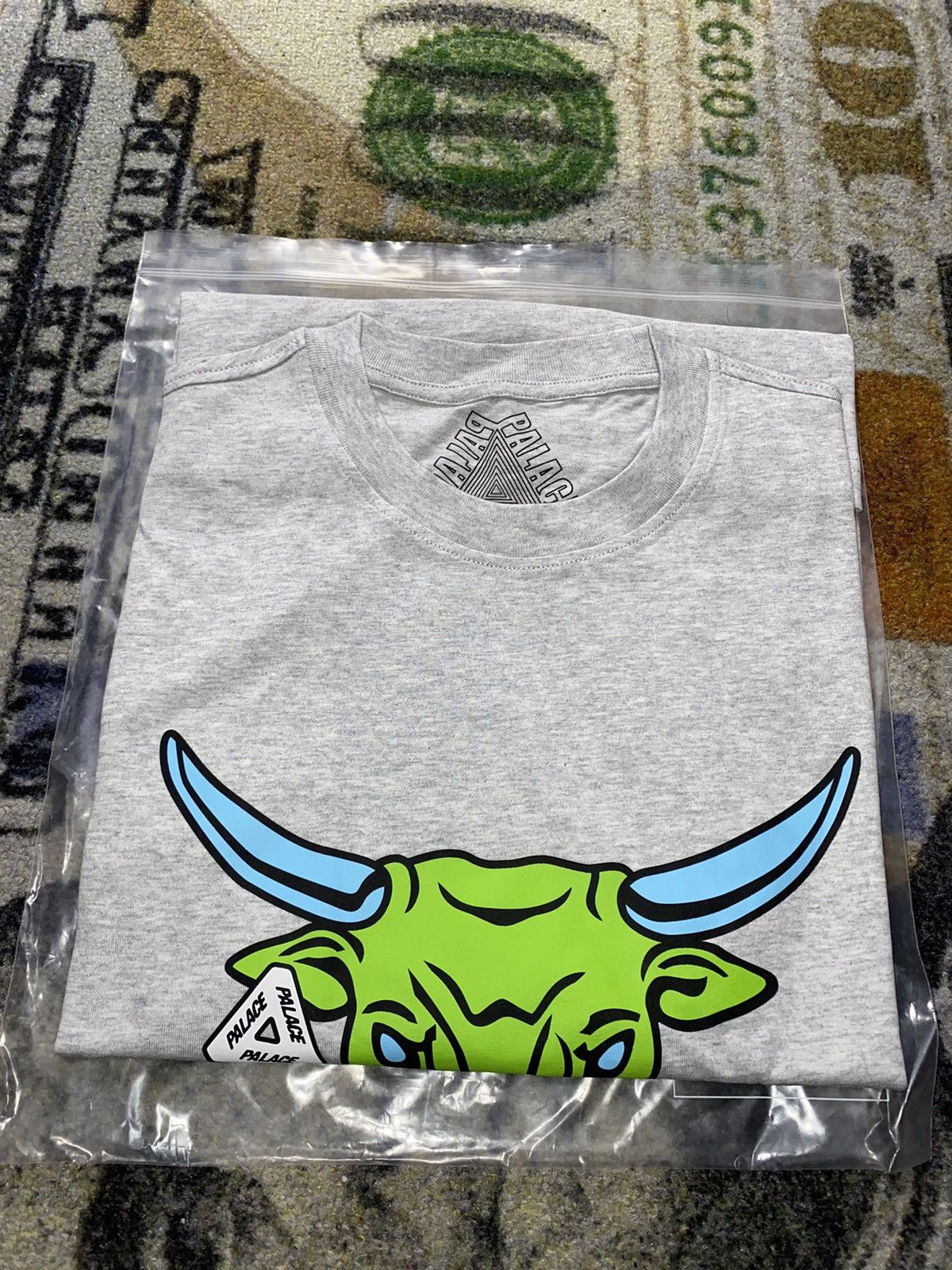 Palace Palace Racey T-Shirt Grey | Grailed