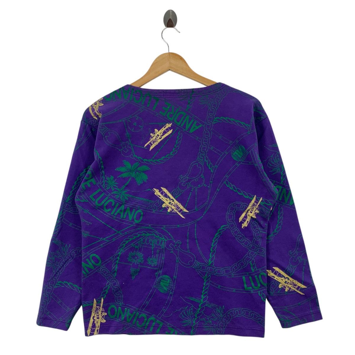 Andreluciano Vintage ANDRE LUCIANO Vesto Quest’Abito Fullprint Tshirt Size M / US 6-8 / IT 42-44 - 3 Thumbnail