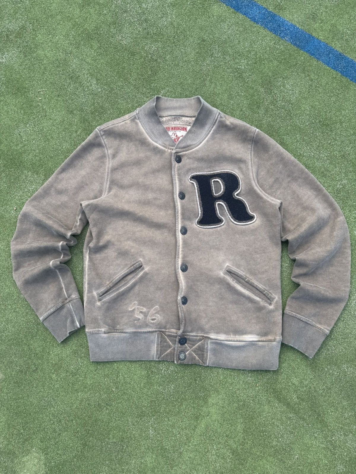 True Religion Rare True Religion distressed Bombers sweatshirt Size US L / EU 52-54 / 3 - 1 Thumbnail