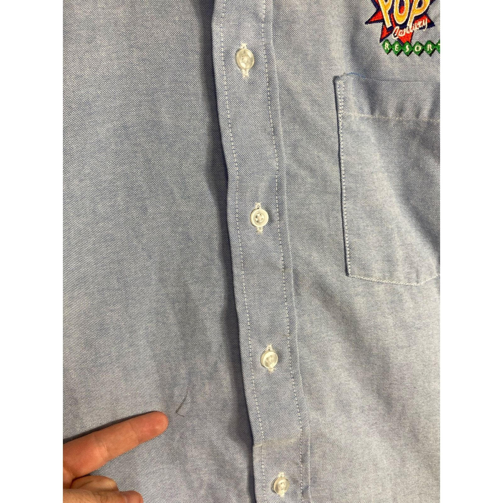 Other Disney World Pop Century Men's Blue Employee Shirt 2XL Size US M / EU 48-50 / 2 - 8 Thumbnail