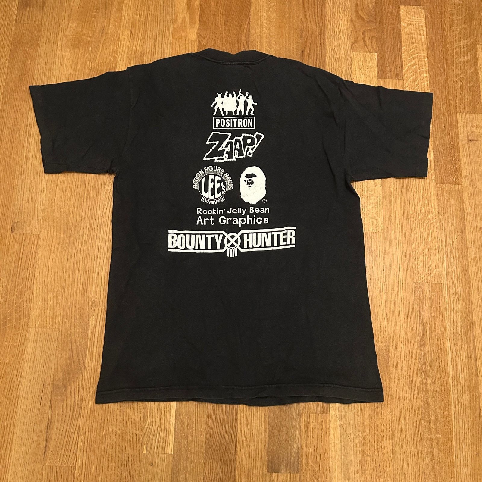 90s Bape Massive Action Figure X Bounty Hunter Collab Shirt