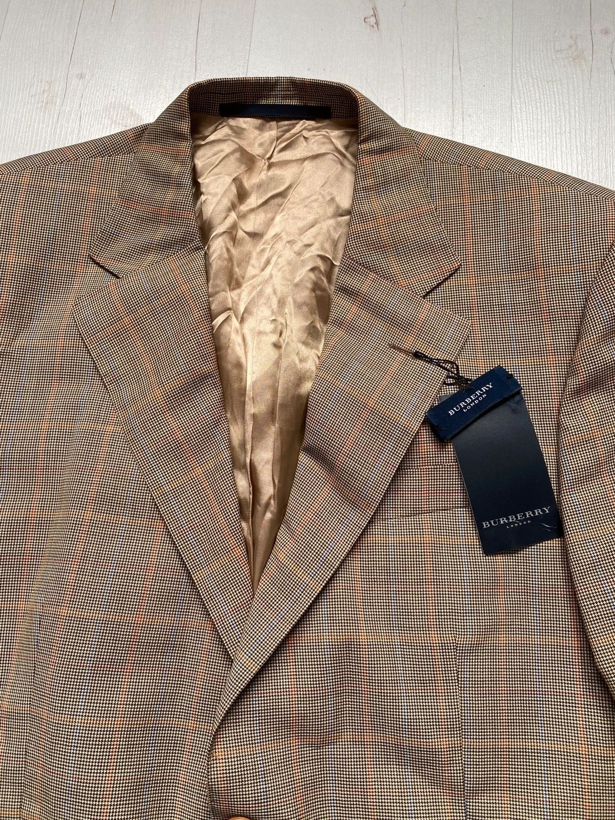 Burberry Burberry London Deadstock NWT Blazer Smoking Suit Plaid Size 52L - 2 Thumbnail