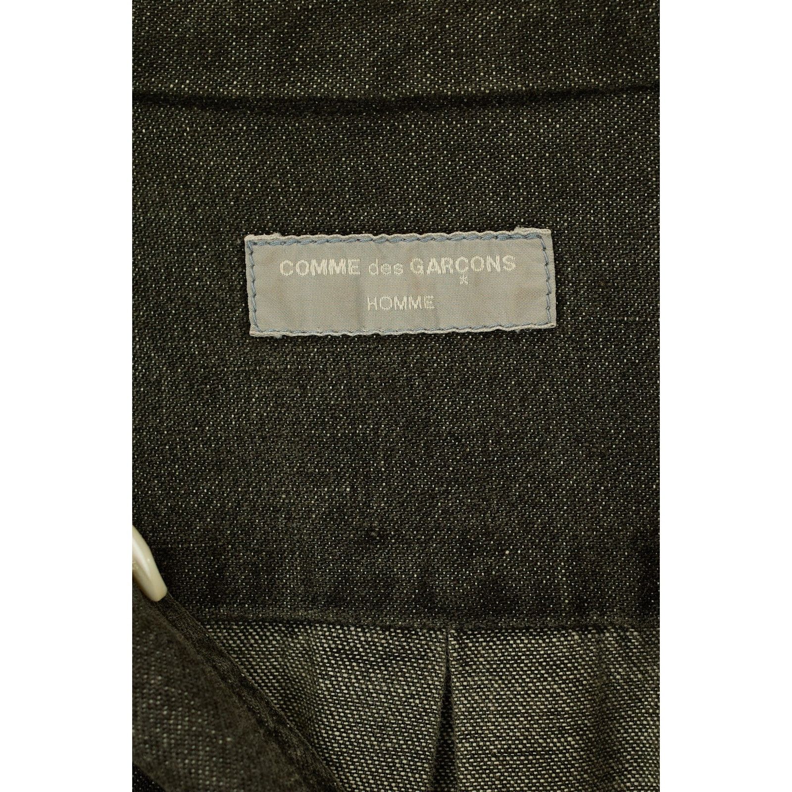 Comme des Garcons Homme Grey Denim Button Up Shirt Size US M / EU 48-50 / 2 - 4 Thumbnail