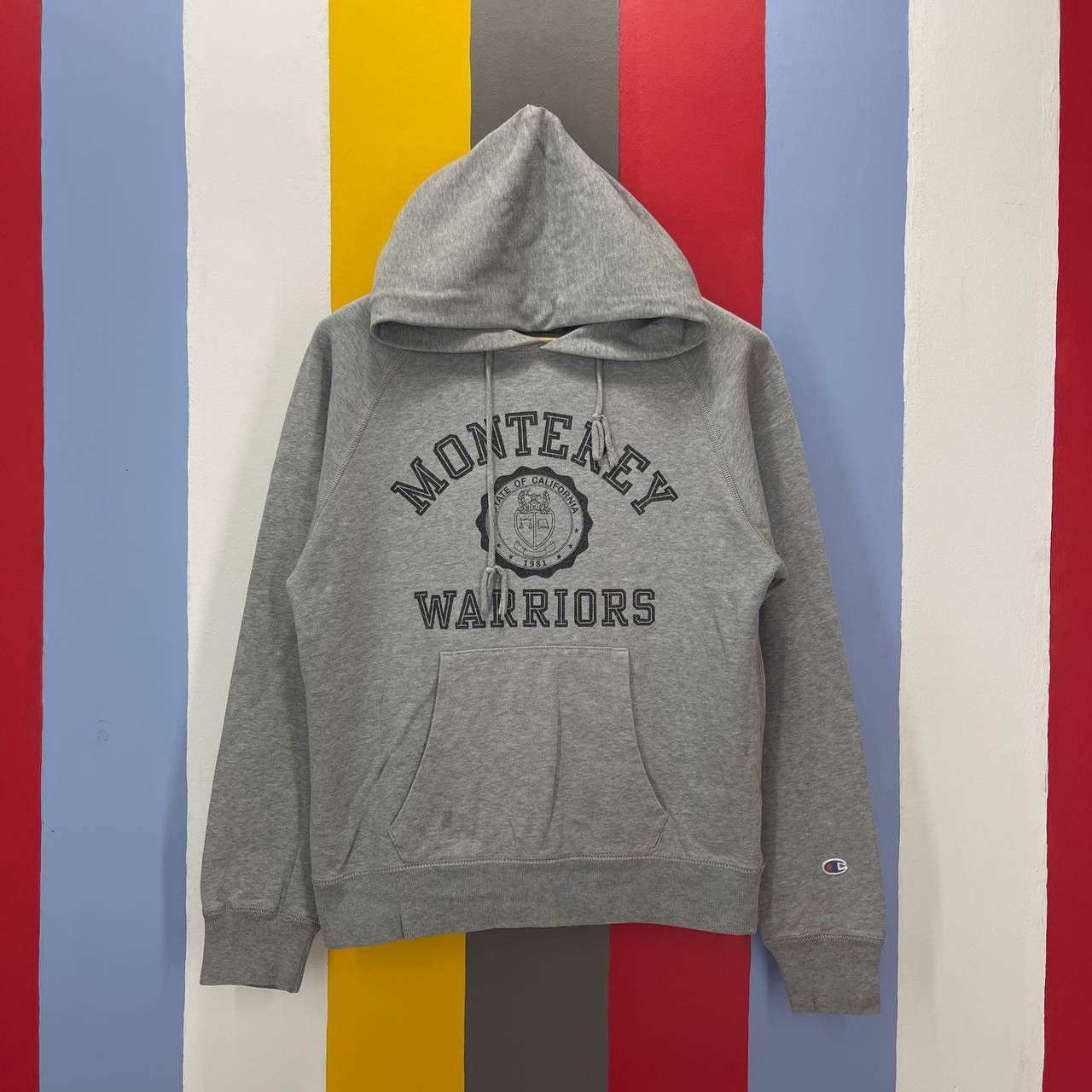 Champion Vintage CHAMPION MONTEREY WARRIORS Hoodie Pullover #2640/26 Size US M / EU 48-50 / 2 - 1 Thumbnail