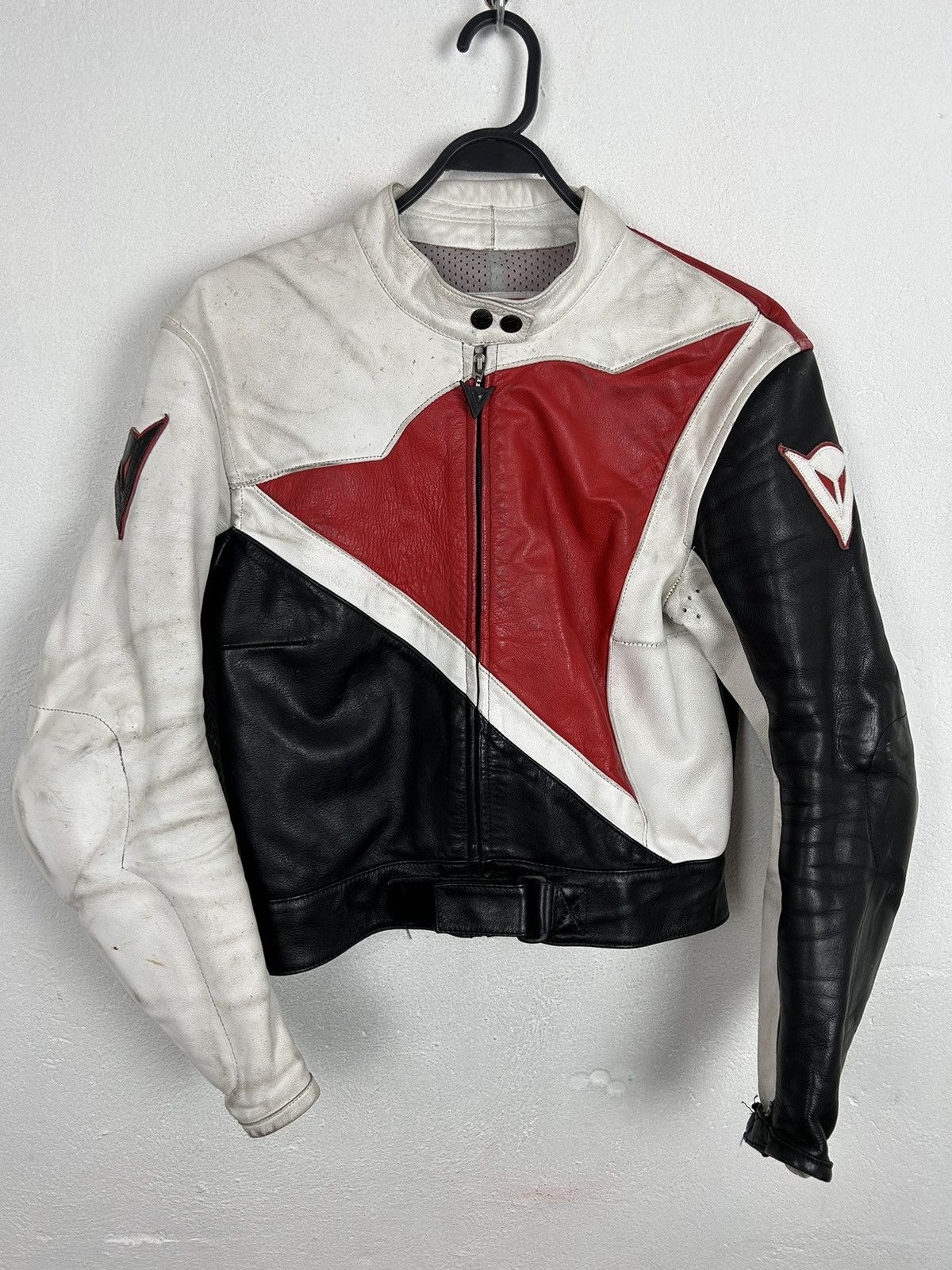 Dainese 80s Vintage Dainese Womenswear Motorcycle Leather Jacket Size XL / US 12-14 / IT 48-50 - 1 Thumbnail