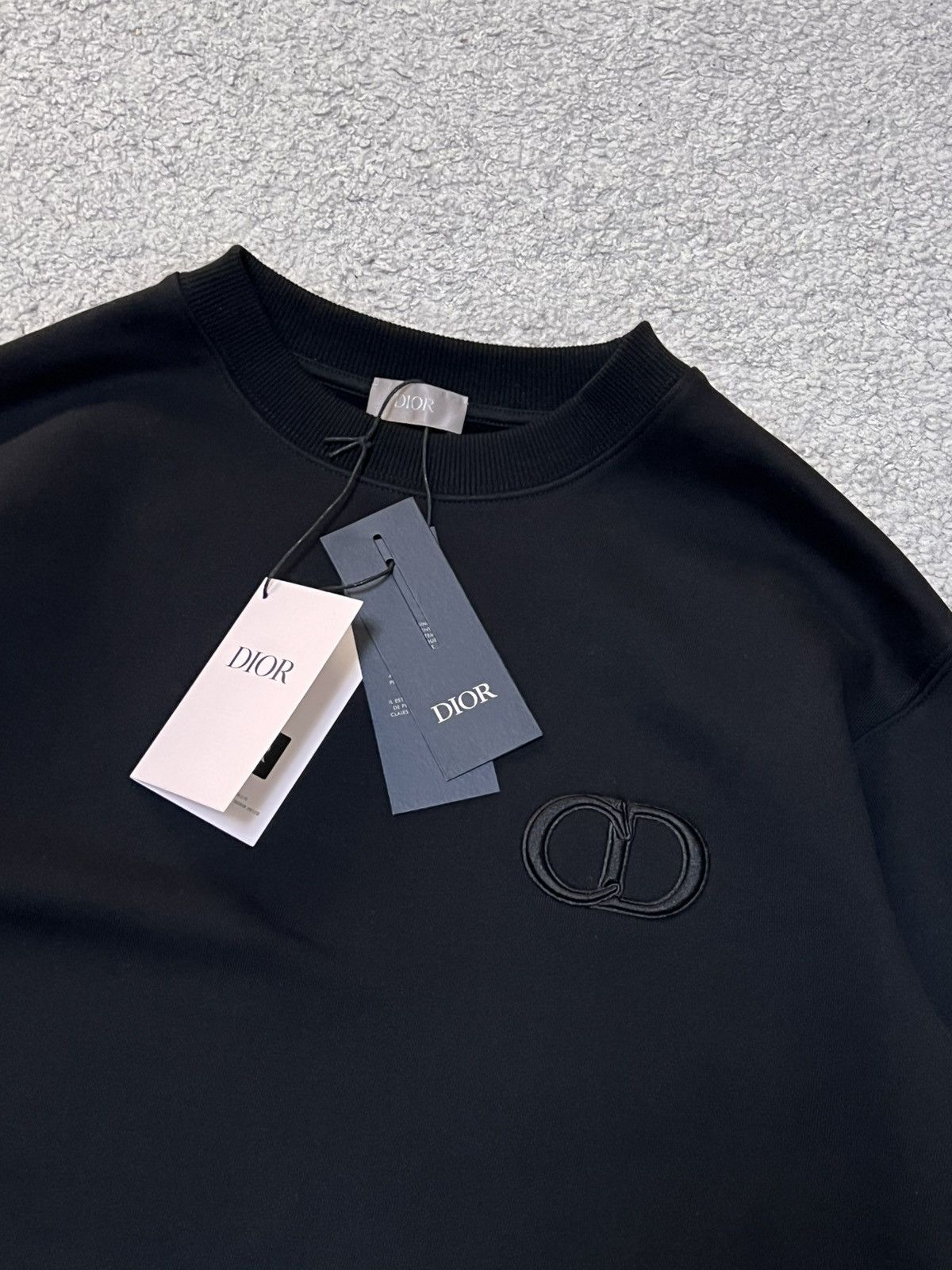 Dior Dior CD Icon Black Sweatshirt Cotton Fleece Size US M / EU 48-50 / 2 - 4 Thumbnail