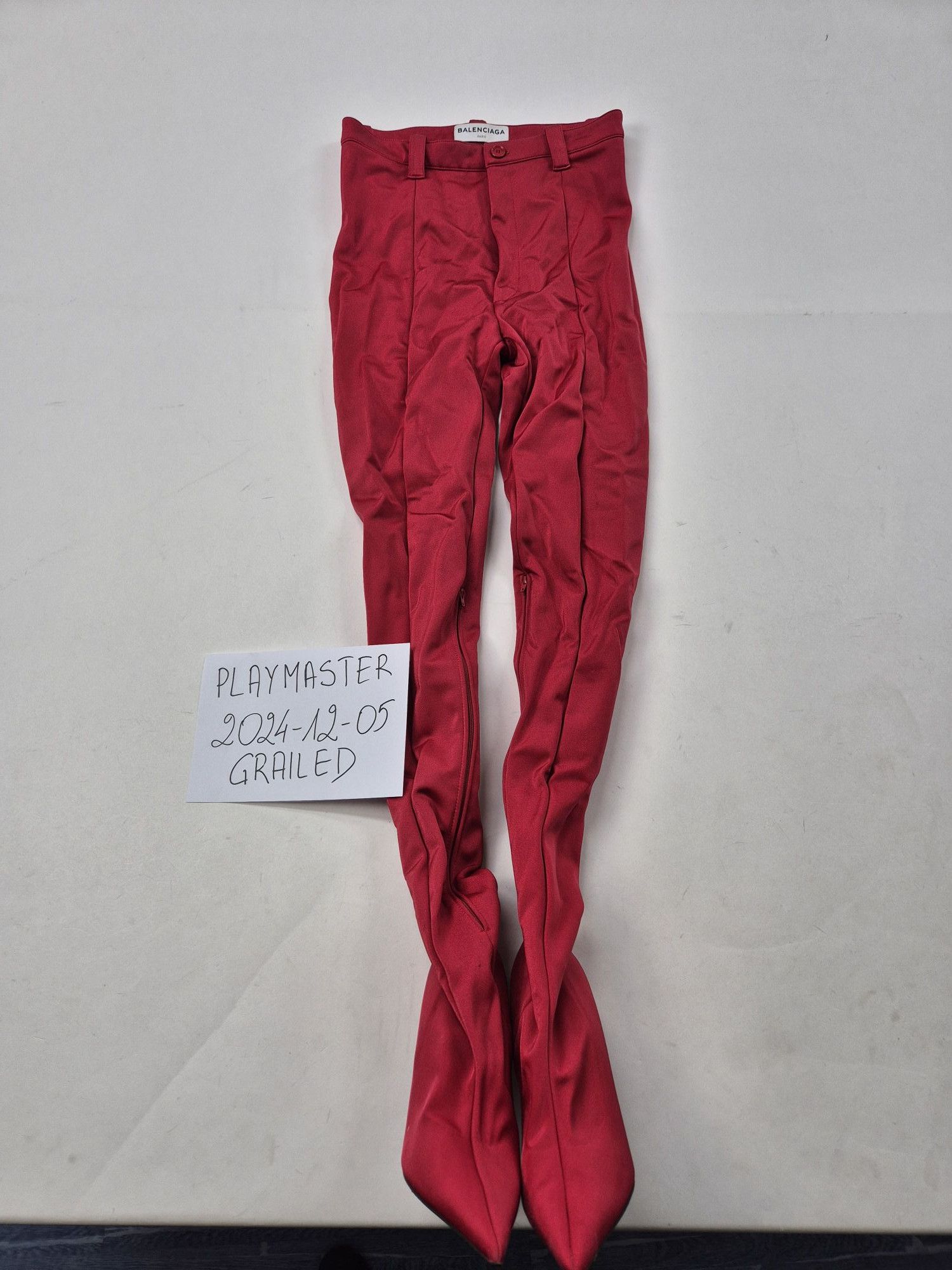 Balenciaga Balenciaga red leggings-high heel shoes Size US 8 / IT 38 - 1 Thumbnail