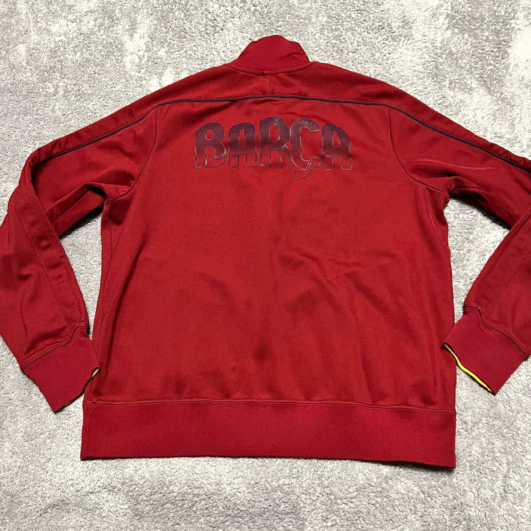 Nike Nike Jacket Track FC Barcelona Full Zip Mens XL Red 478157 Size US XL / EU 56 / 4 - 3 Thumbnail