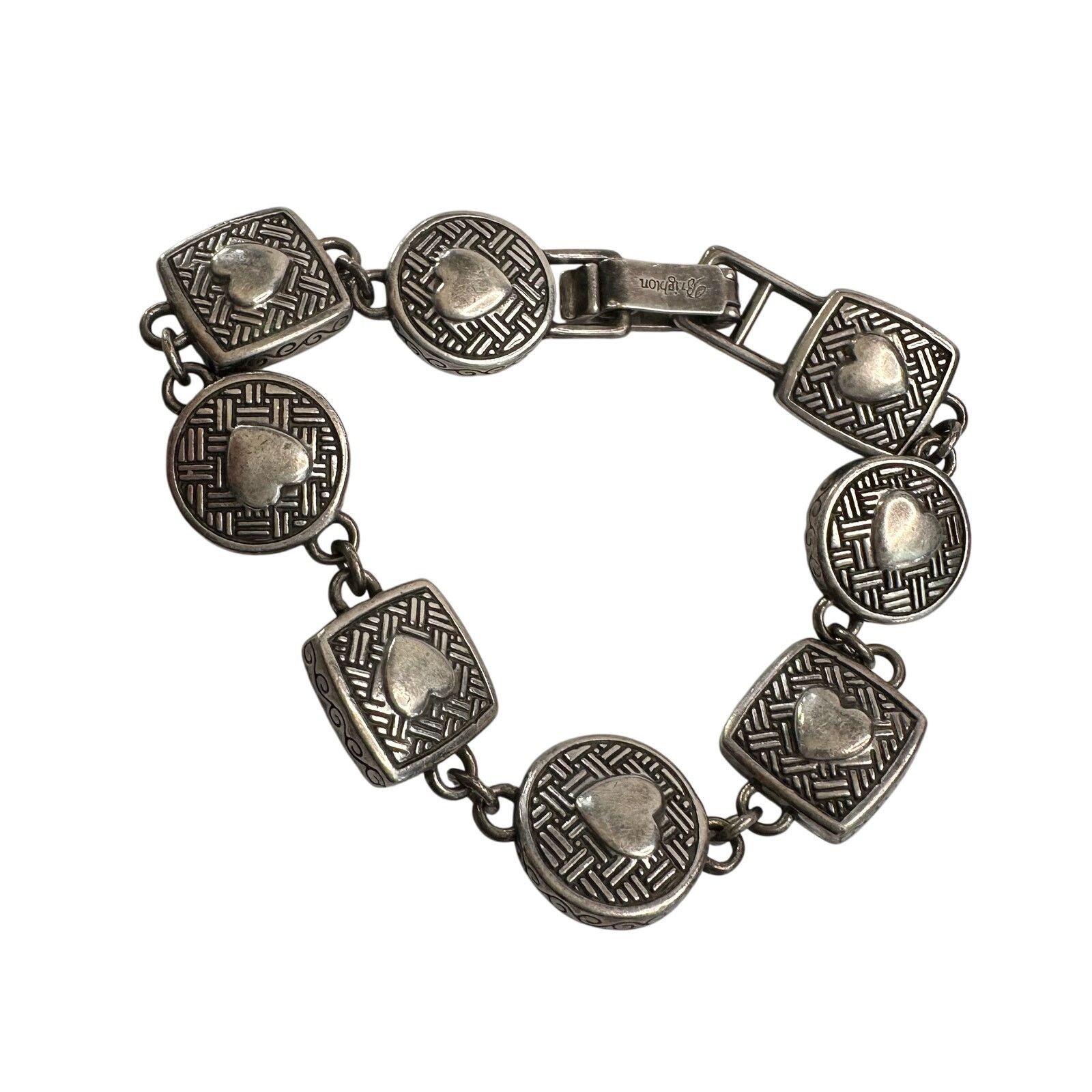 Brighton Brighton Heiress Crystal Link Bracelet, Hearts on Back Side Size ONE SIZE - 6 Thumbnail