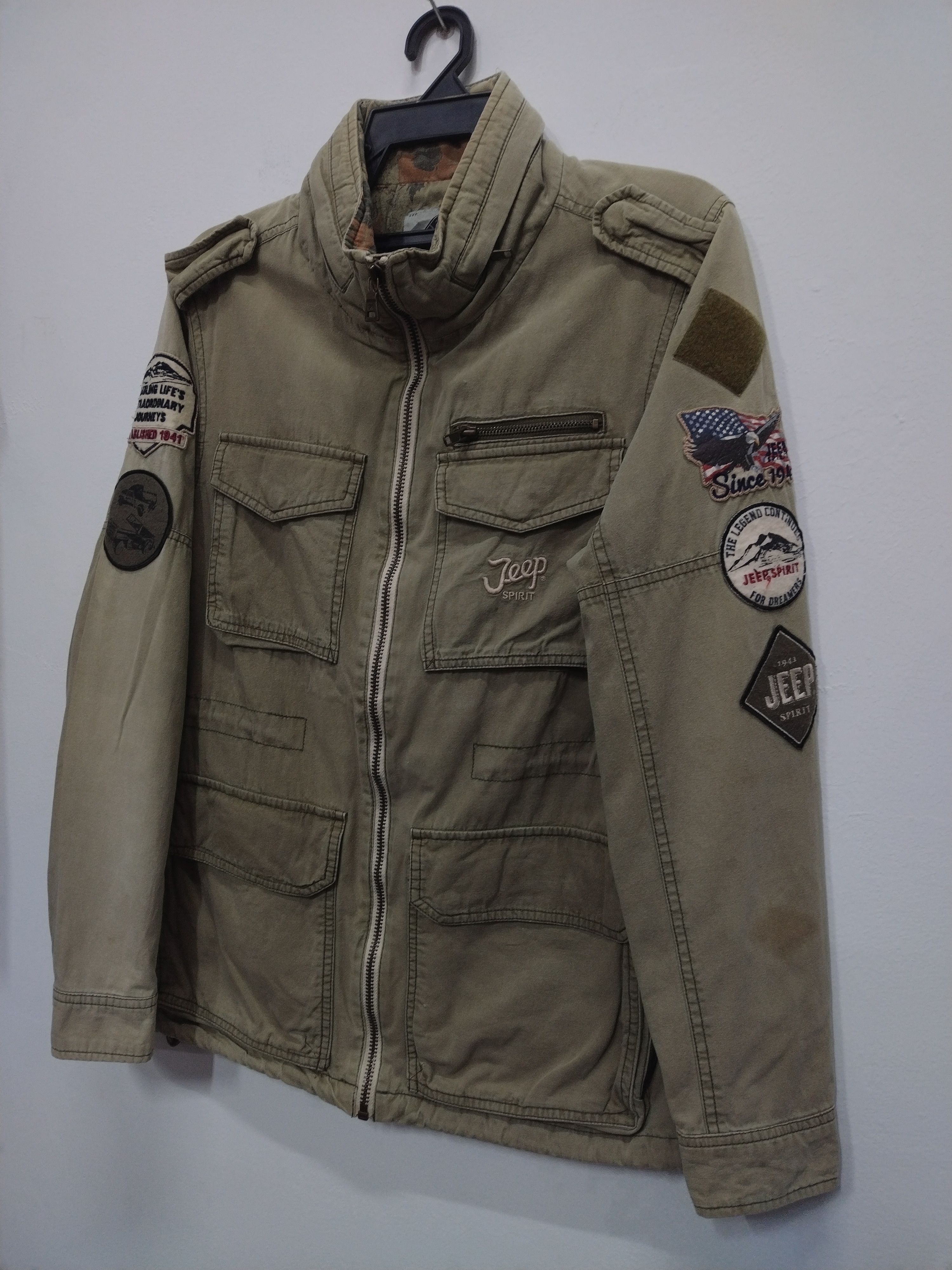 Jeep 🔥JEEP SPIRIT PRODUCT PARKA TACTICAL MULTIPOCKETS JACKETS Size US M / EU 48-50 / 2 - 3 Thumbnail