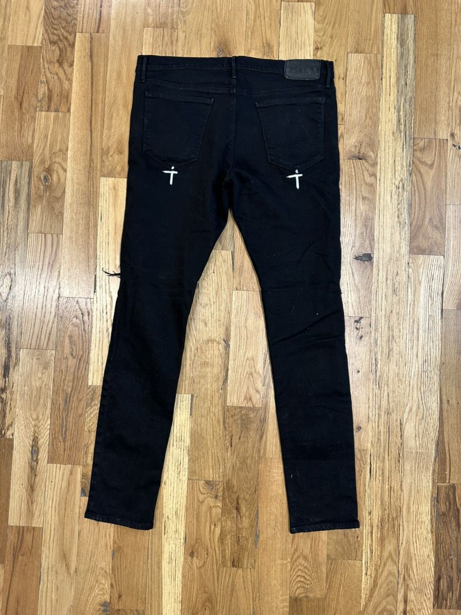 Rta RTA White RIP Black Denim Jeans Size 36 | Grailed