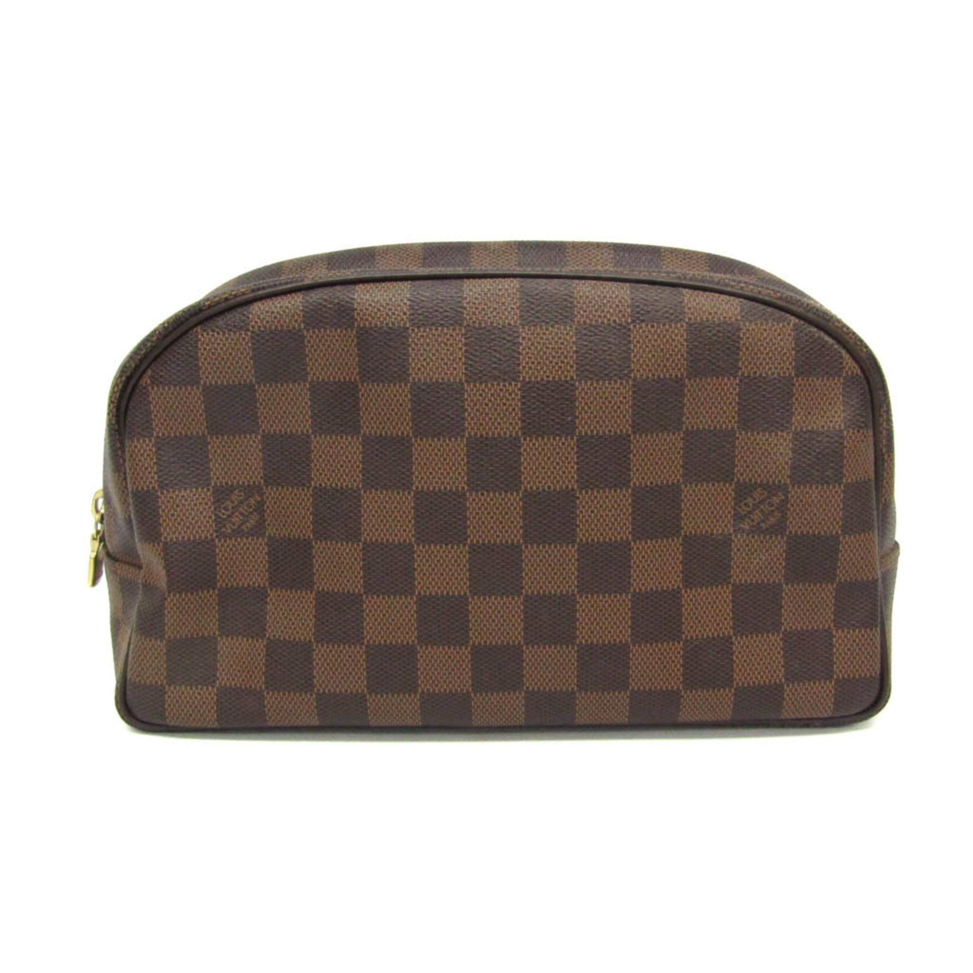 Louis Vuitton Louis Vuitton Damier Toilet Pouch 25 N47624 Men,Women Clutch Bag,Pouch Ebene Size ONE SIZE - 1 Thumbnail