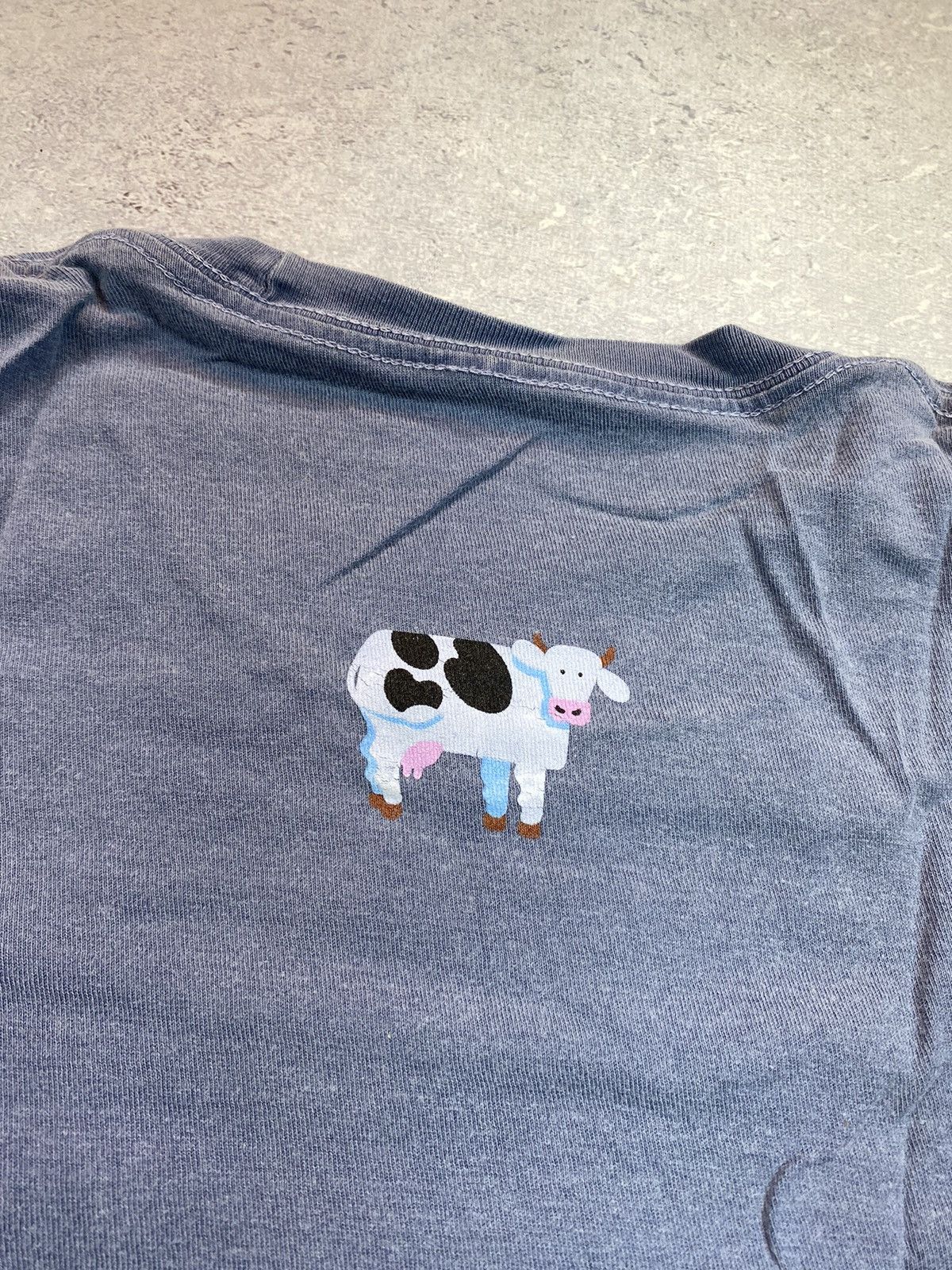 Designer × Icecream The Cows Icecream Men’s Blue T-shirt With Big Logo Size US M / EU 48-50 / 2 - 6 Thumbnail
