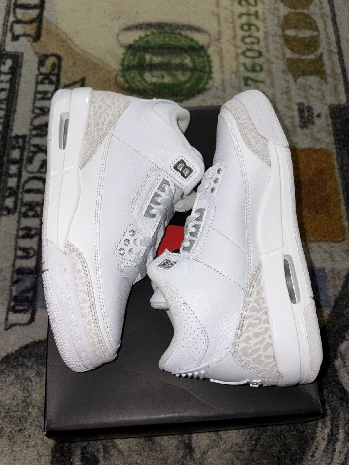 Jordan Brand Jordan 3 Retro Pure Money (Grade School 6Y) Size US 7.5 / IT 37.5 - 3 Thumbnail