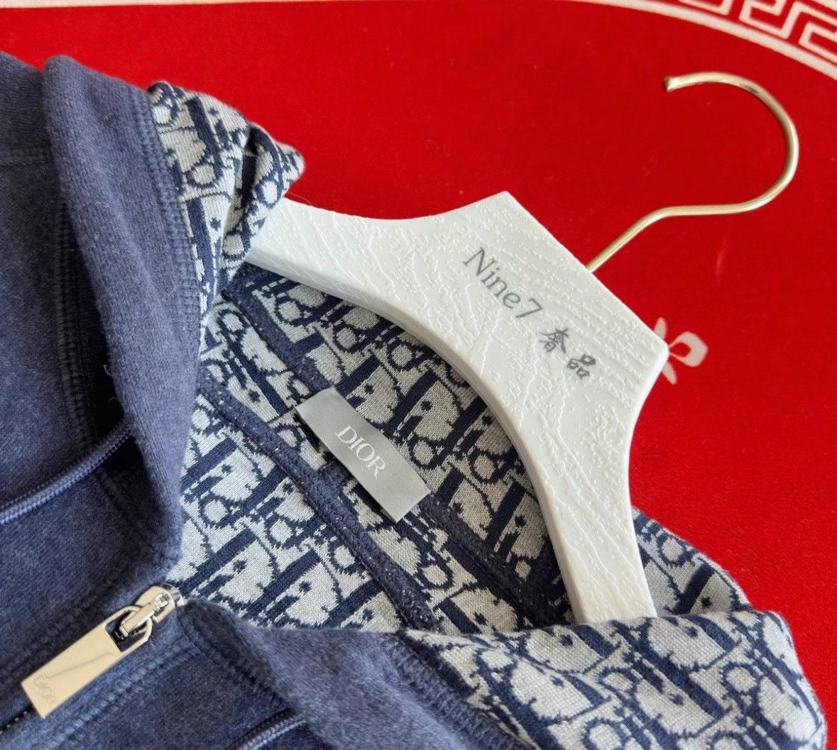 Dior Dior Knit Zip-Up Hooded Jacket Size US L / EU 52-54 / 3 - 4 Thumbnail