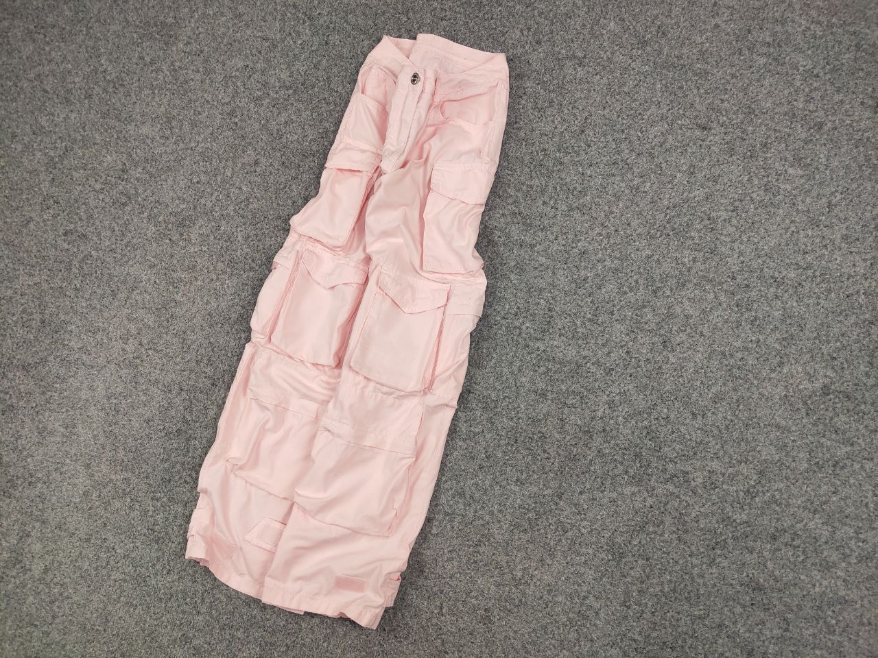 Hysteric Glamour Vintage If Six Was Nine Style Y2K Pink Parachute Cargo Pants Size 30" / US 8 / IT 44 - 3 Thumbnail