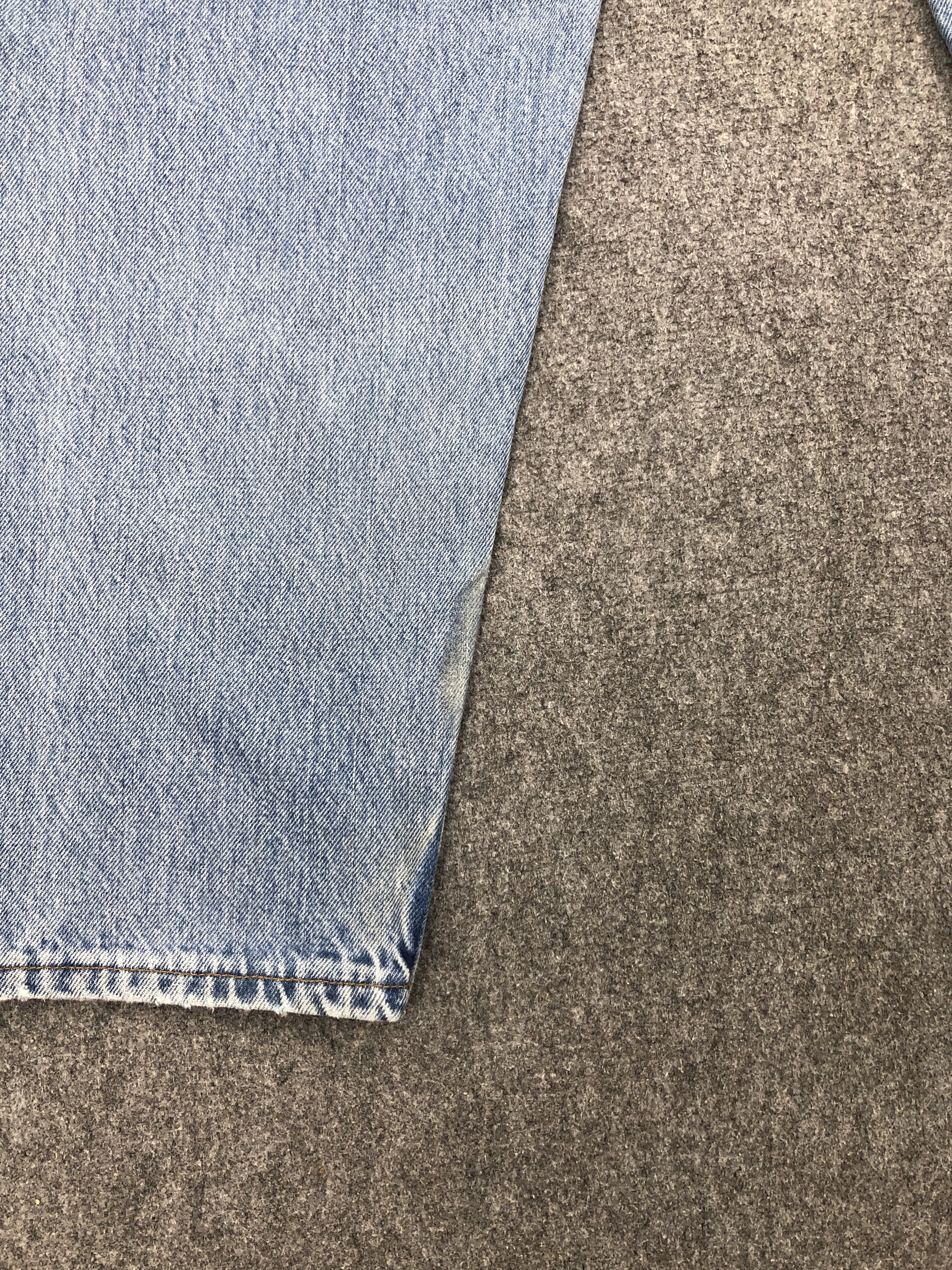 Levi's Vintage 90s Levis 550 Faded Blue Jeans 33x29 S0021 Size US 33 - 15 Thumbnail