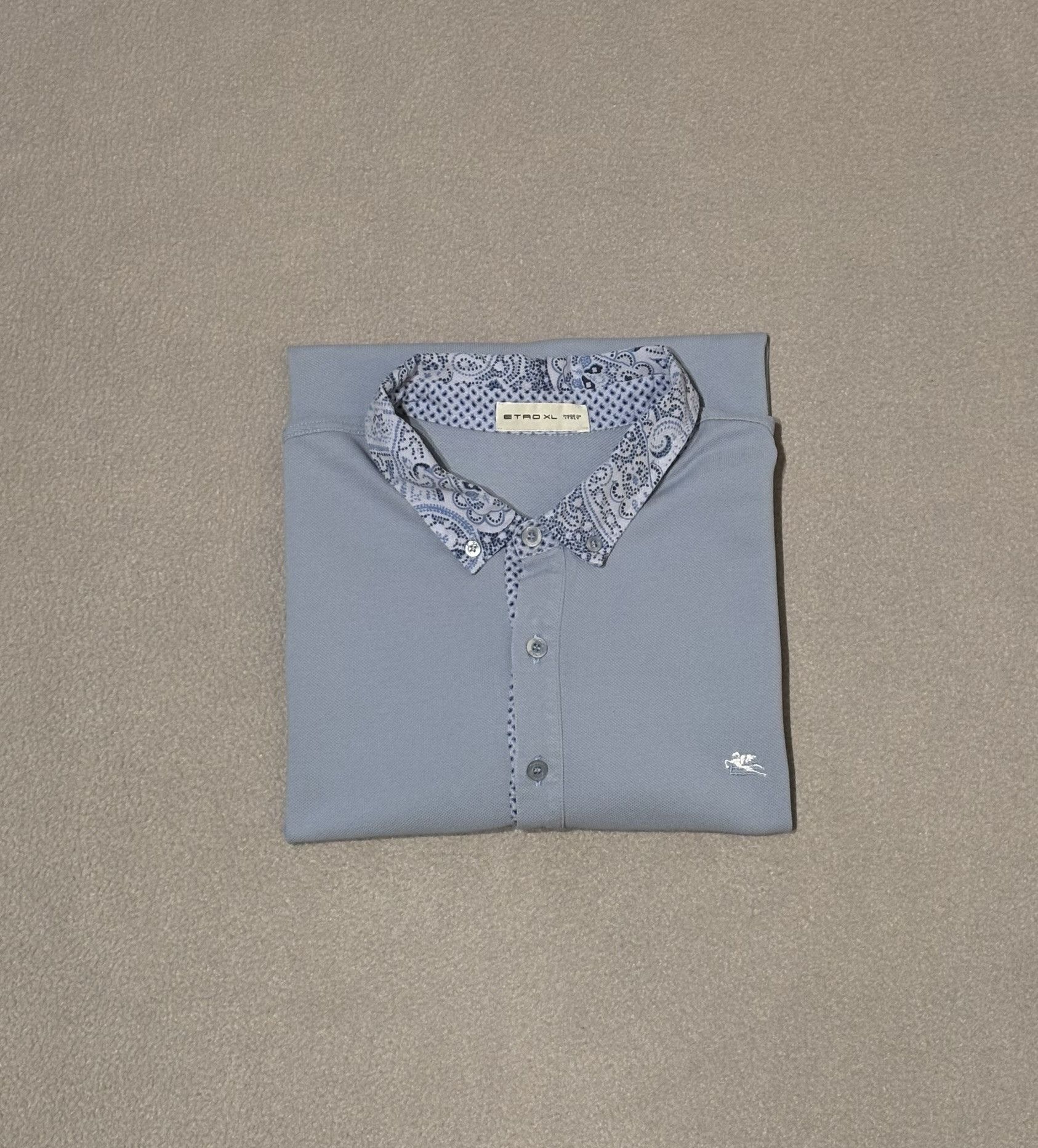 Etro Etro Polo Light Blue size XL Size US XL / EU 56 / 4 - 12 Thumbnail