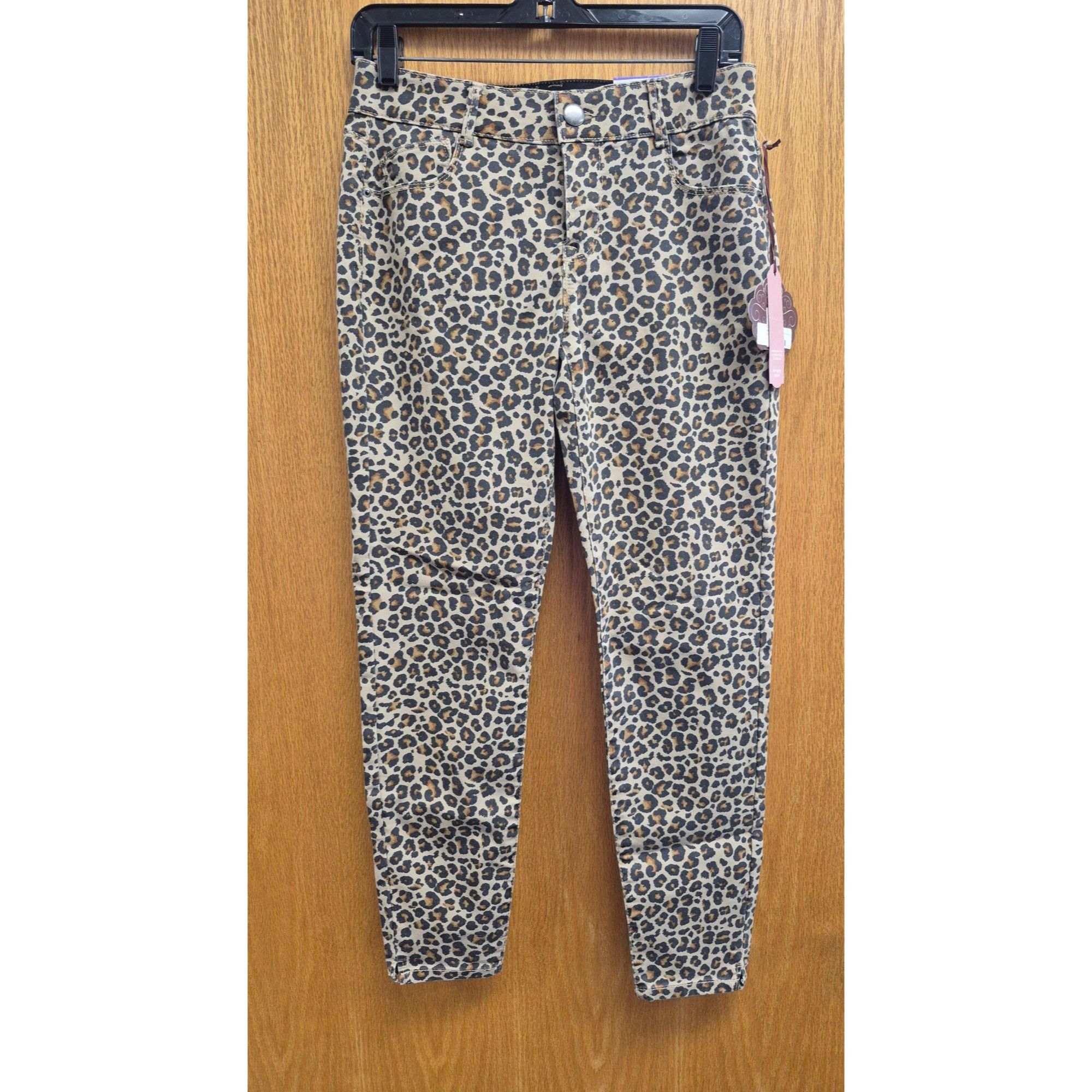 Other Knox Rose Womens Leopard Print Ankle Skinny Pants Size 8 Com Size 30" / US 8 / IT 44 - 7 Thumbnail
