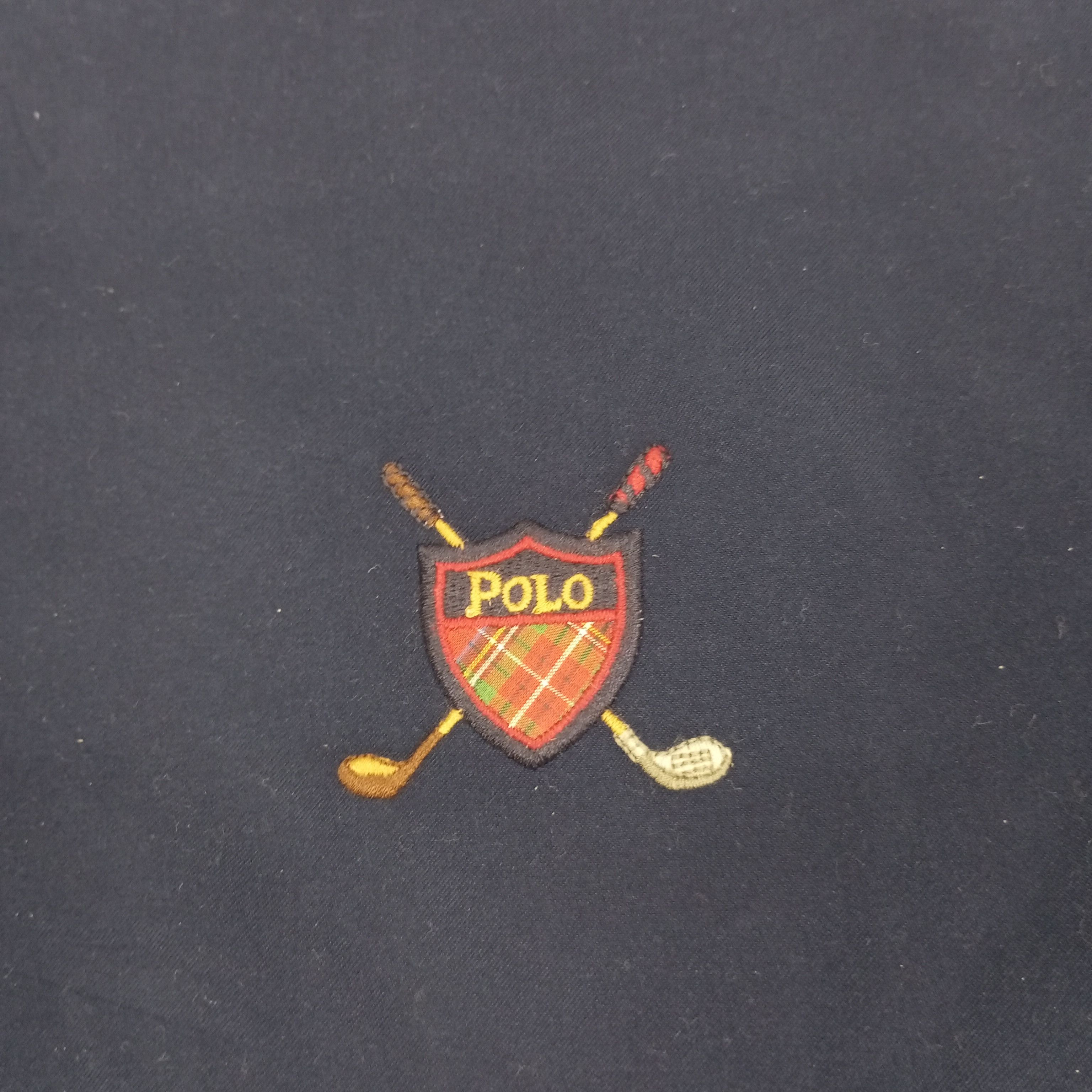 Polo Ralph Lauren × Vintage Polo Golf Ralph Lauren Fashion Nice Design Collar Sweatshirt Size US L / EU 52-54 / 3 - 2 Thumbnail