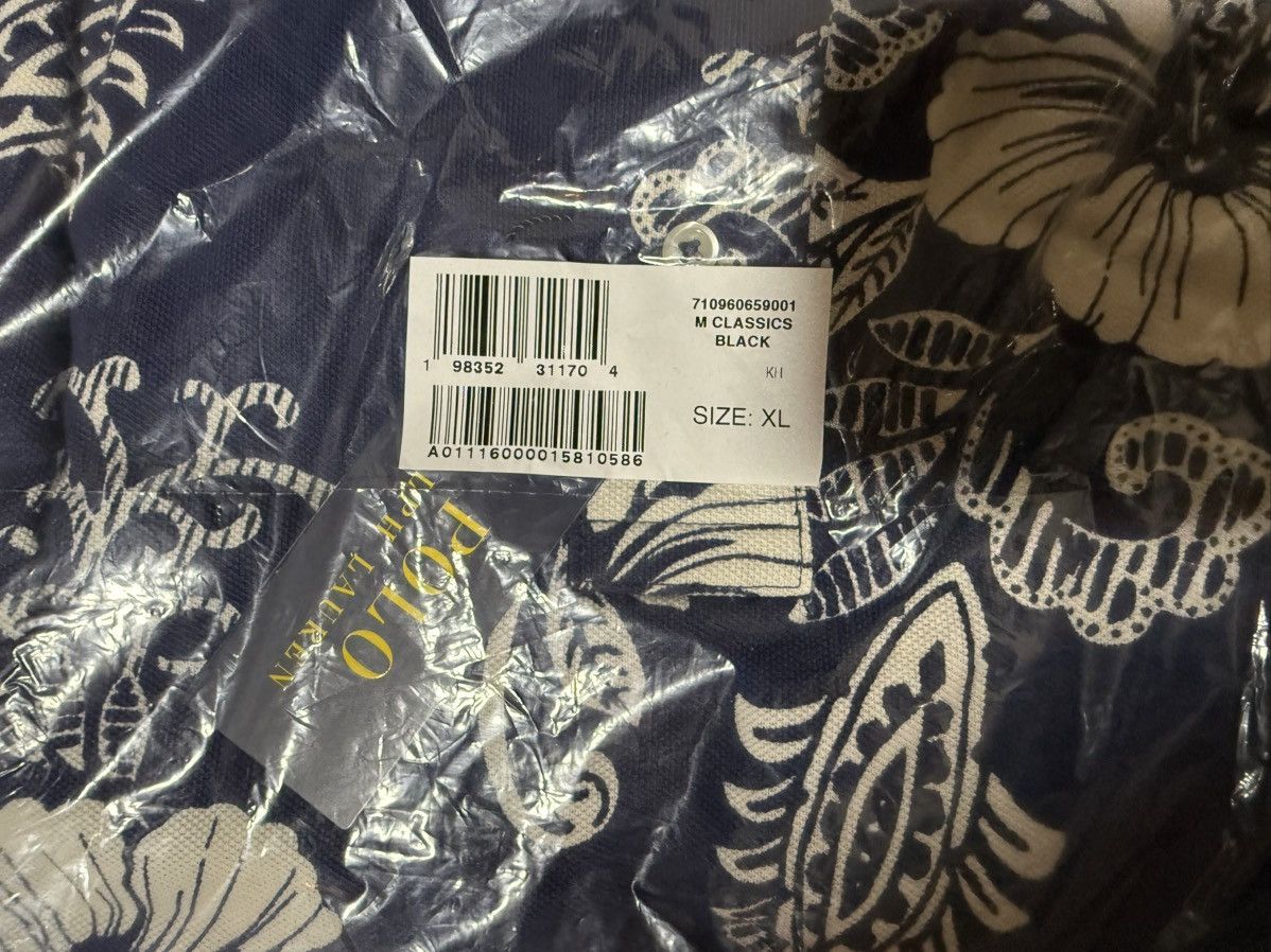 Polo Ralph Lauren Polo Ralph Lauren Hibiscus-Print Mesh Shirt Two-Tone Size XL Size US XL / EU 56 / 4 - 8 Thumbnail