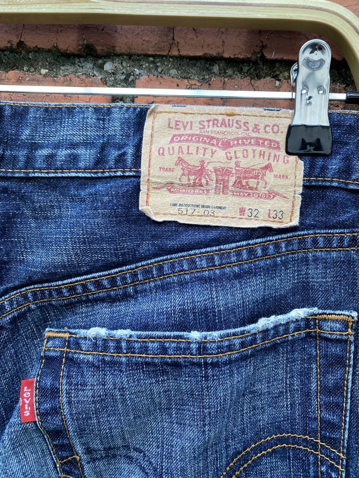 Levi's Vintage Clothing W32x33 Vintage levi's 517 flare bell bottom distressed Size US 32 / EU 48 - 5 Thumbnail