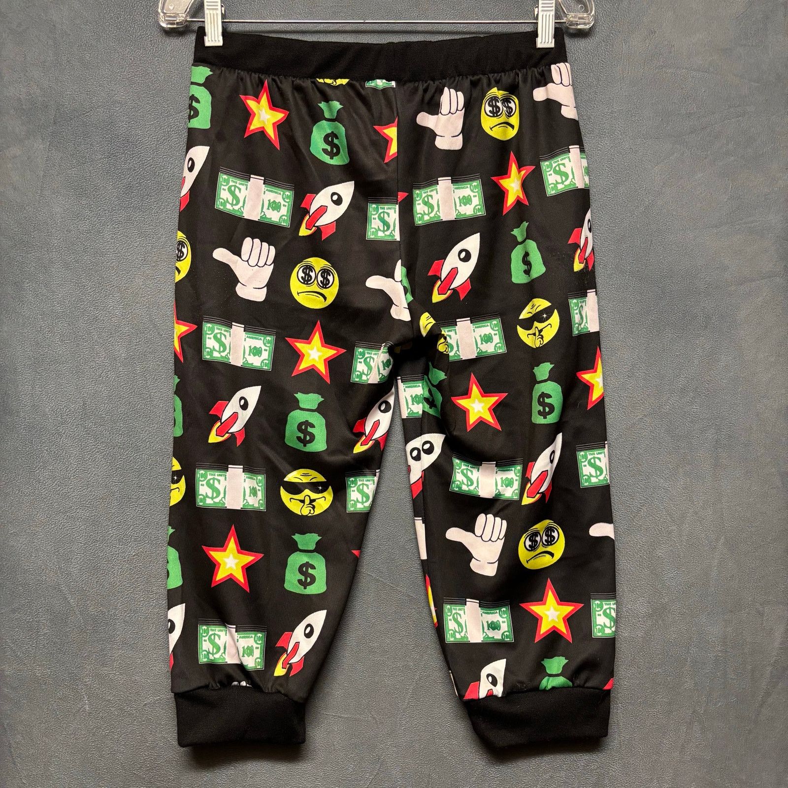 Other American Bazi Emoji Jogger Shorts Money Rocket Streetwear Size 28" / US 6 / IT 42 - 2 Thumbnail