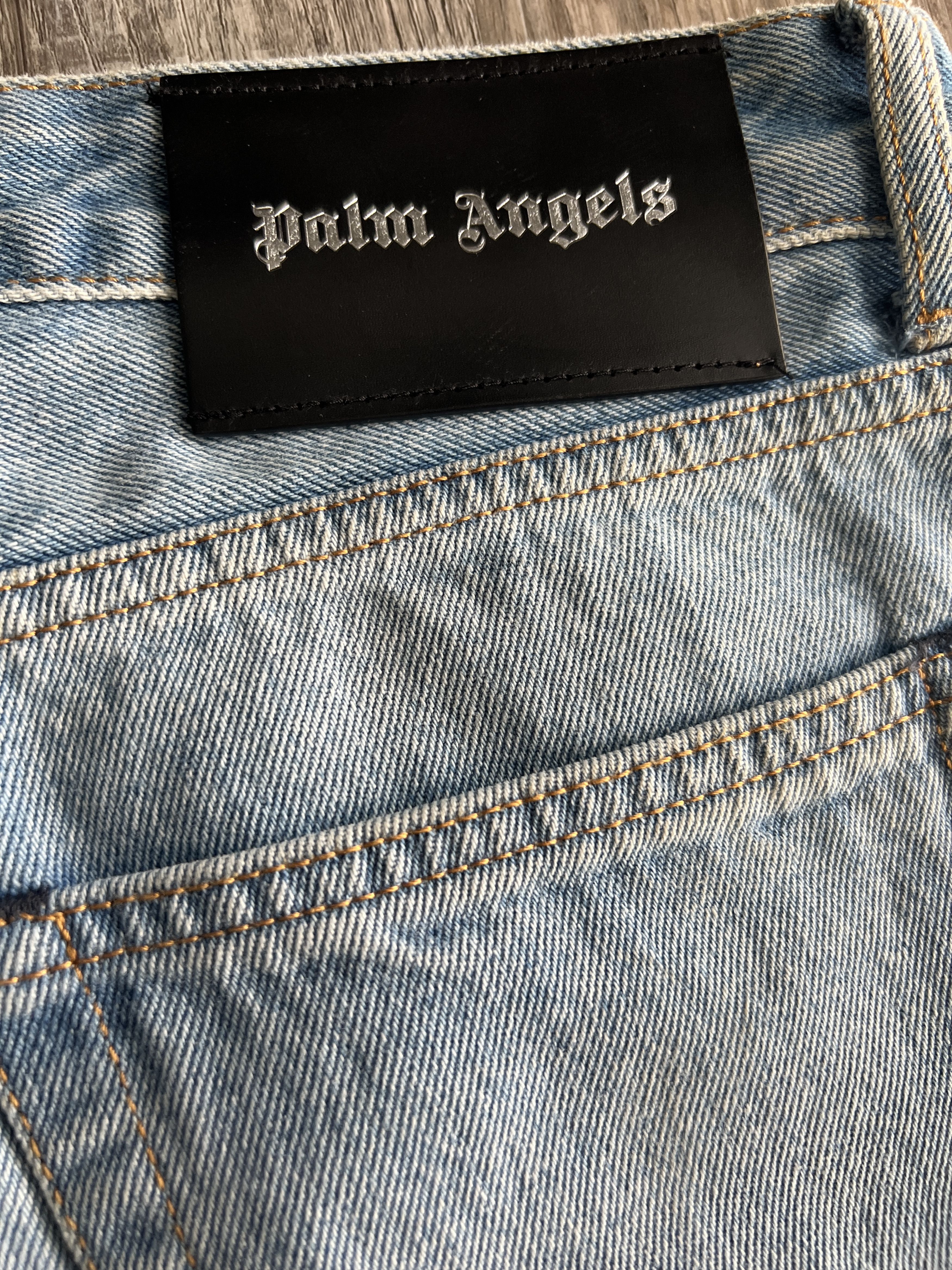 Palm Angels Palm Angels " Paint Splatter "Jeans Slim Fit Size US 34 / EU 50 - 5 Thumbnail