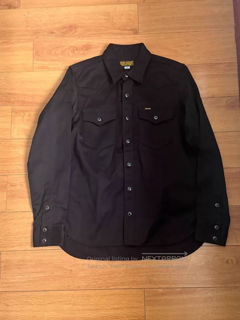 Iron Heart Iron Heart Western shirt, black armor shirt Size US S / EU 44-46 / 1 - 1 Thumbnail