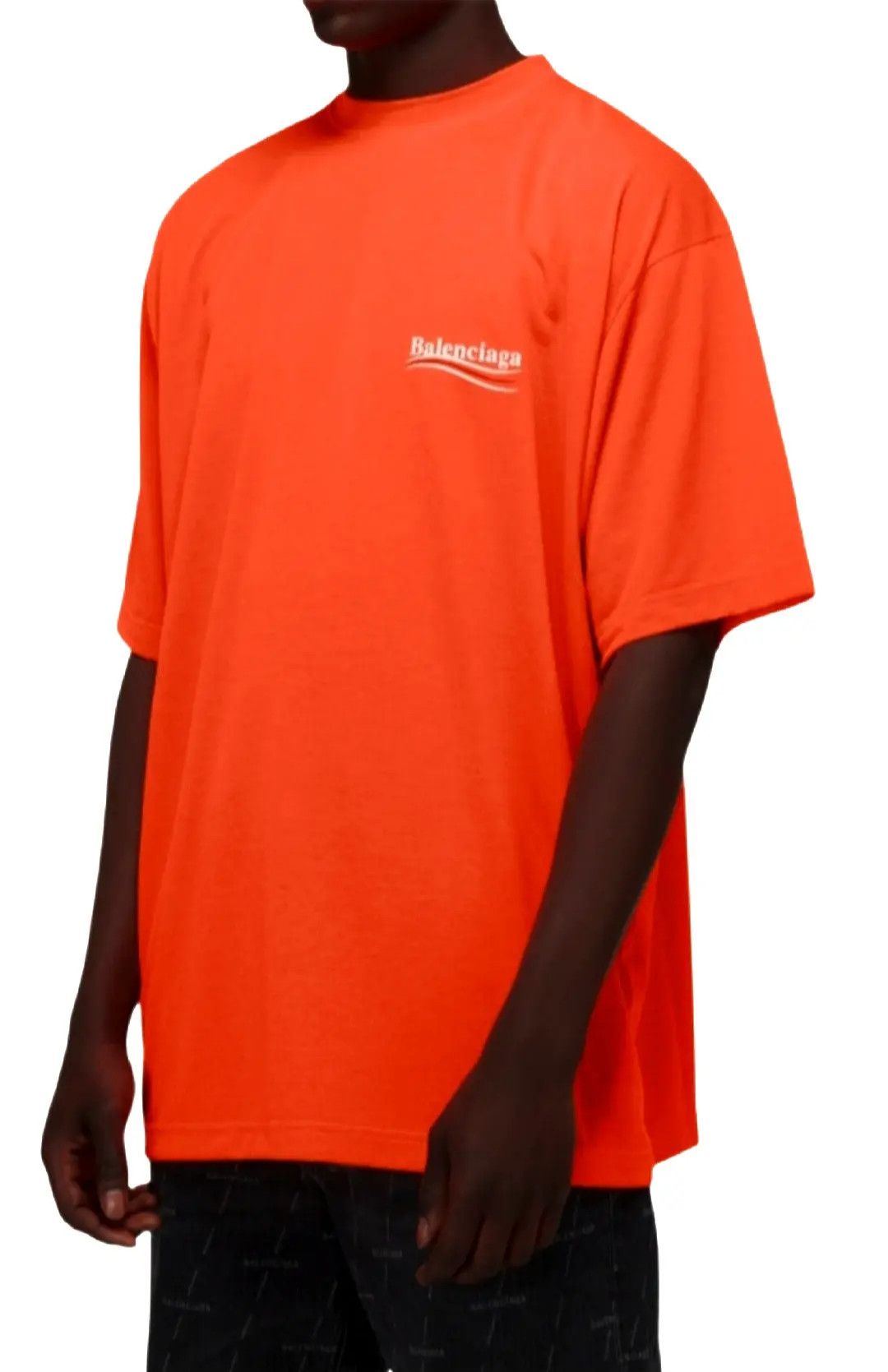 Balenciaga Balenciaga Orange Orpolitical Campaign Oversize T shirts XS Size US XS / EU 42 / 0 - 1 Thumbnail